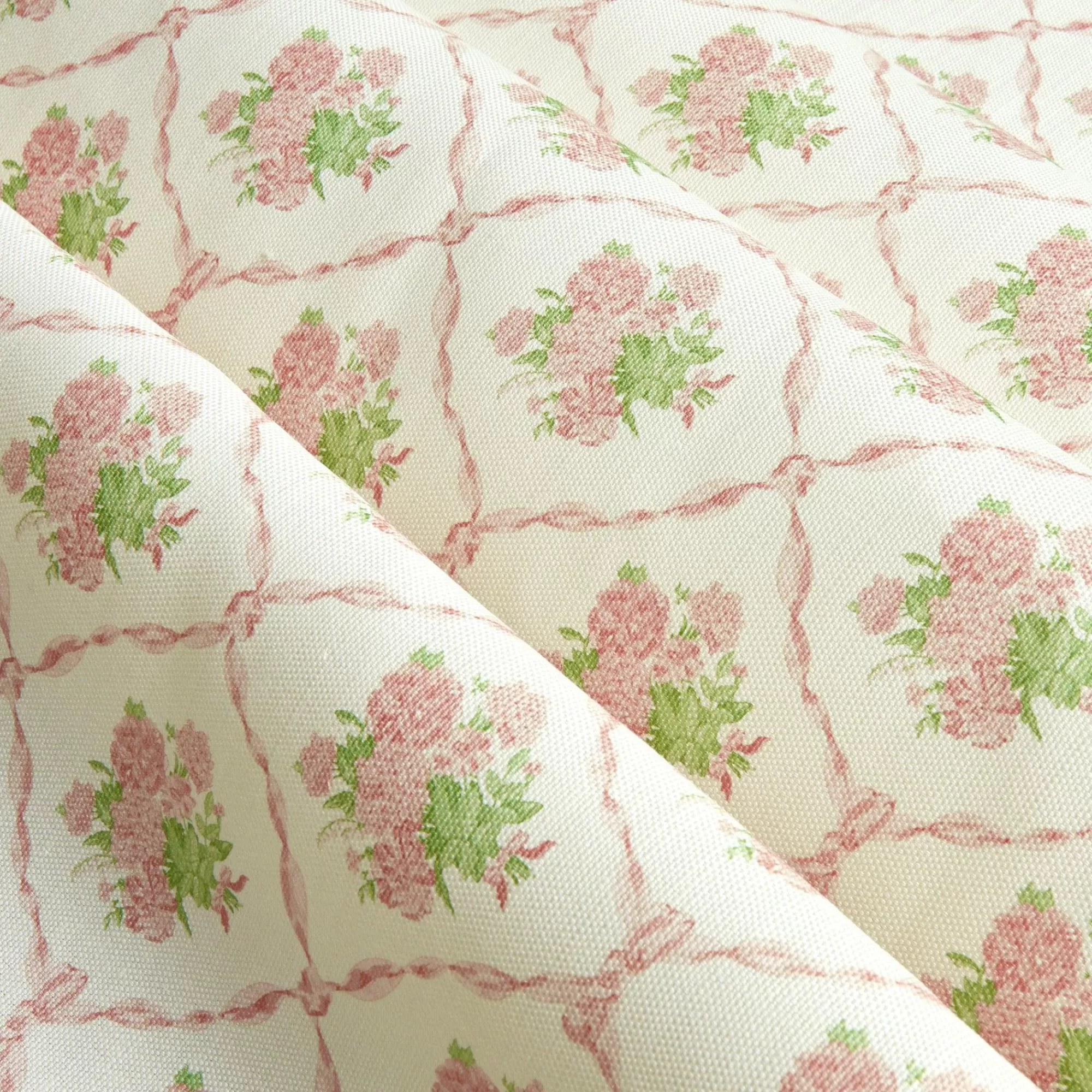 Discount Alice's Bouquet Fabric (Pink) Serena Fresson Fabrics