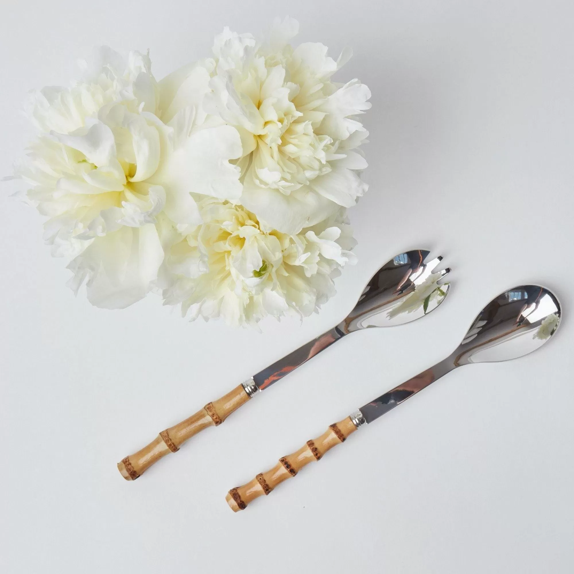 Discount Bamboo Salad Servers Cutlery Sets