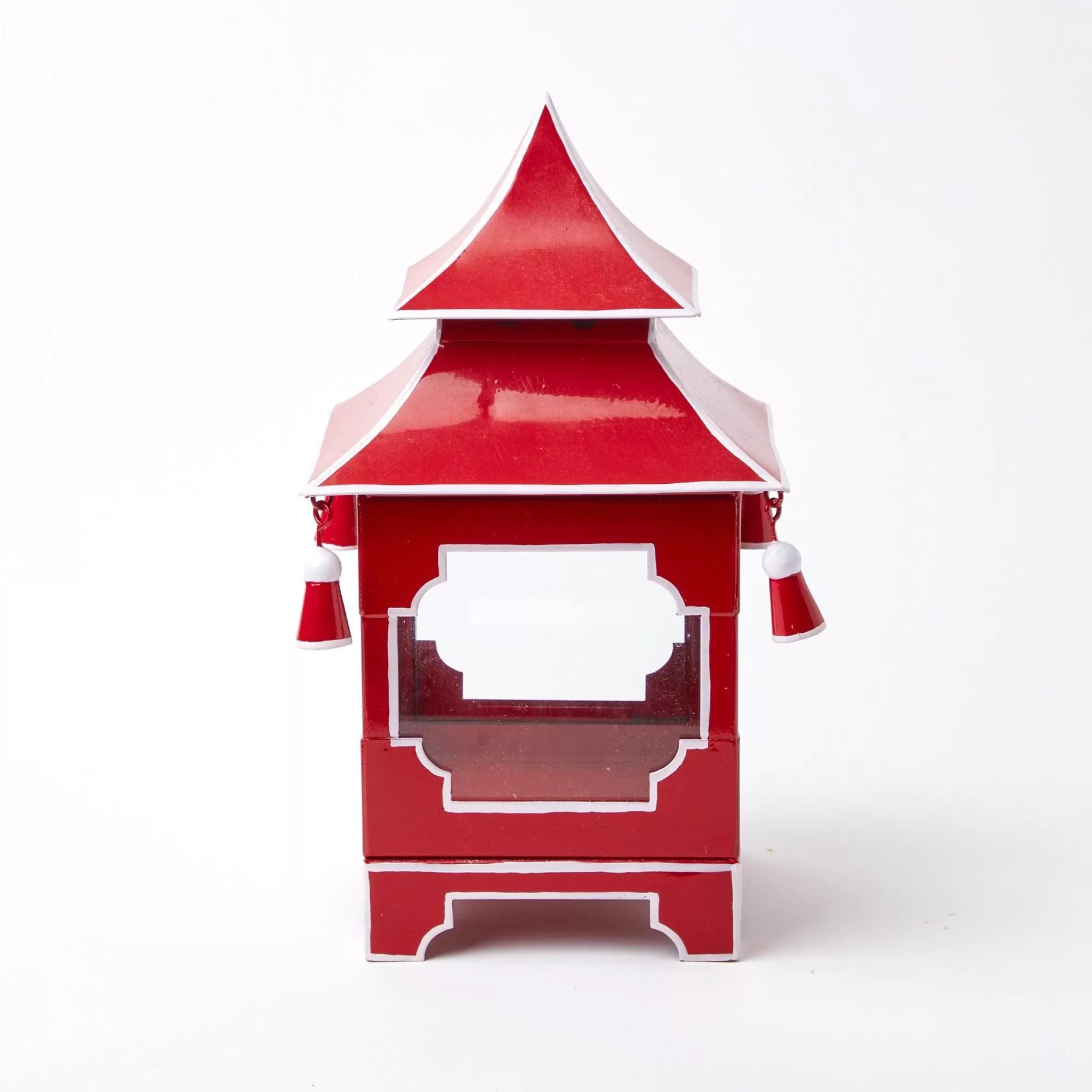 Hot Berry Red Pagoda Lantern Pagodas & Lanterns