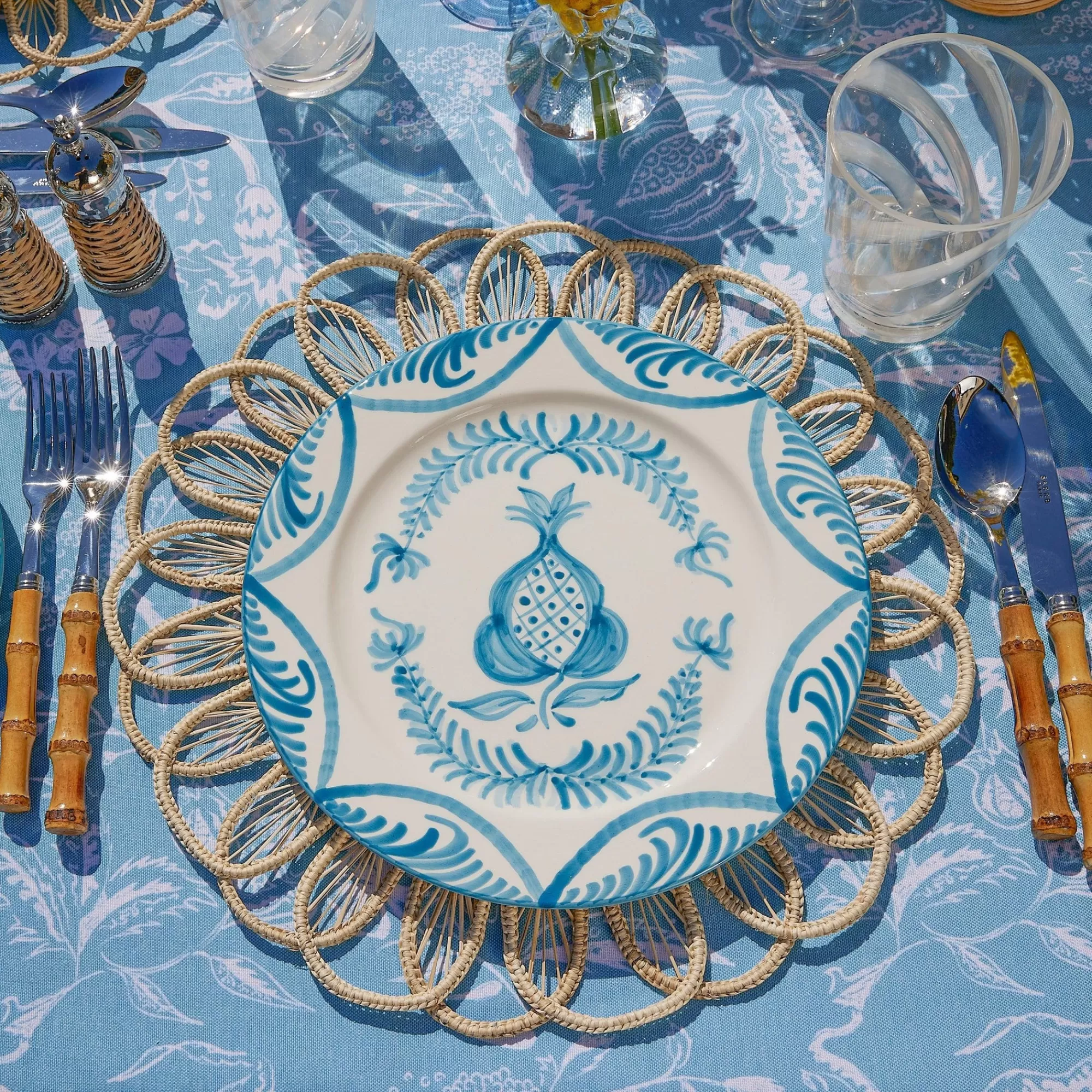 Sale Blue Melograno Dinner Plate Dinner Plates