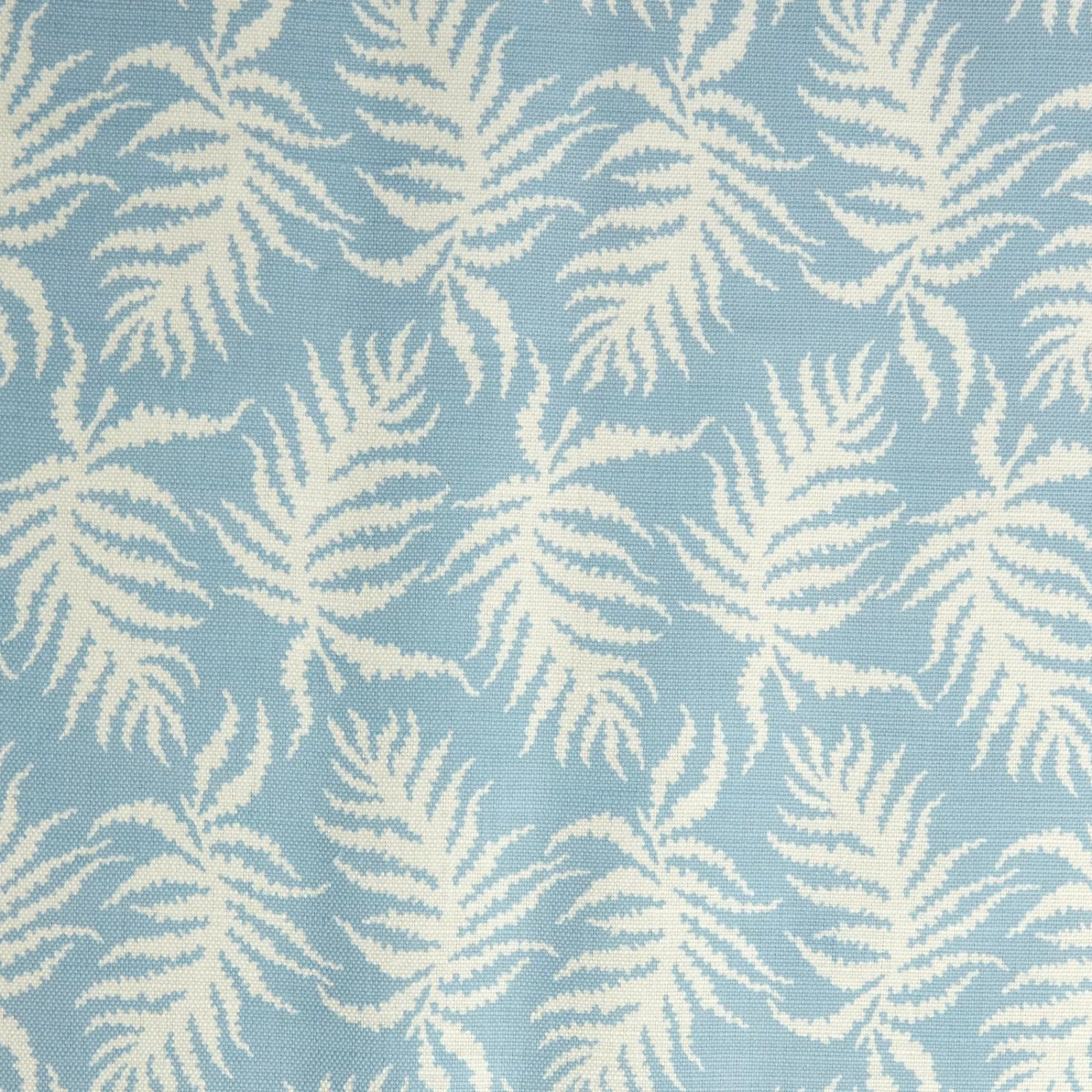 Cheap Blue Trailing Ferns Fabric Serena Fresson Fabrics