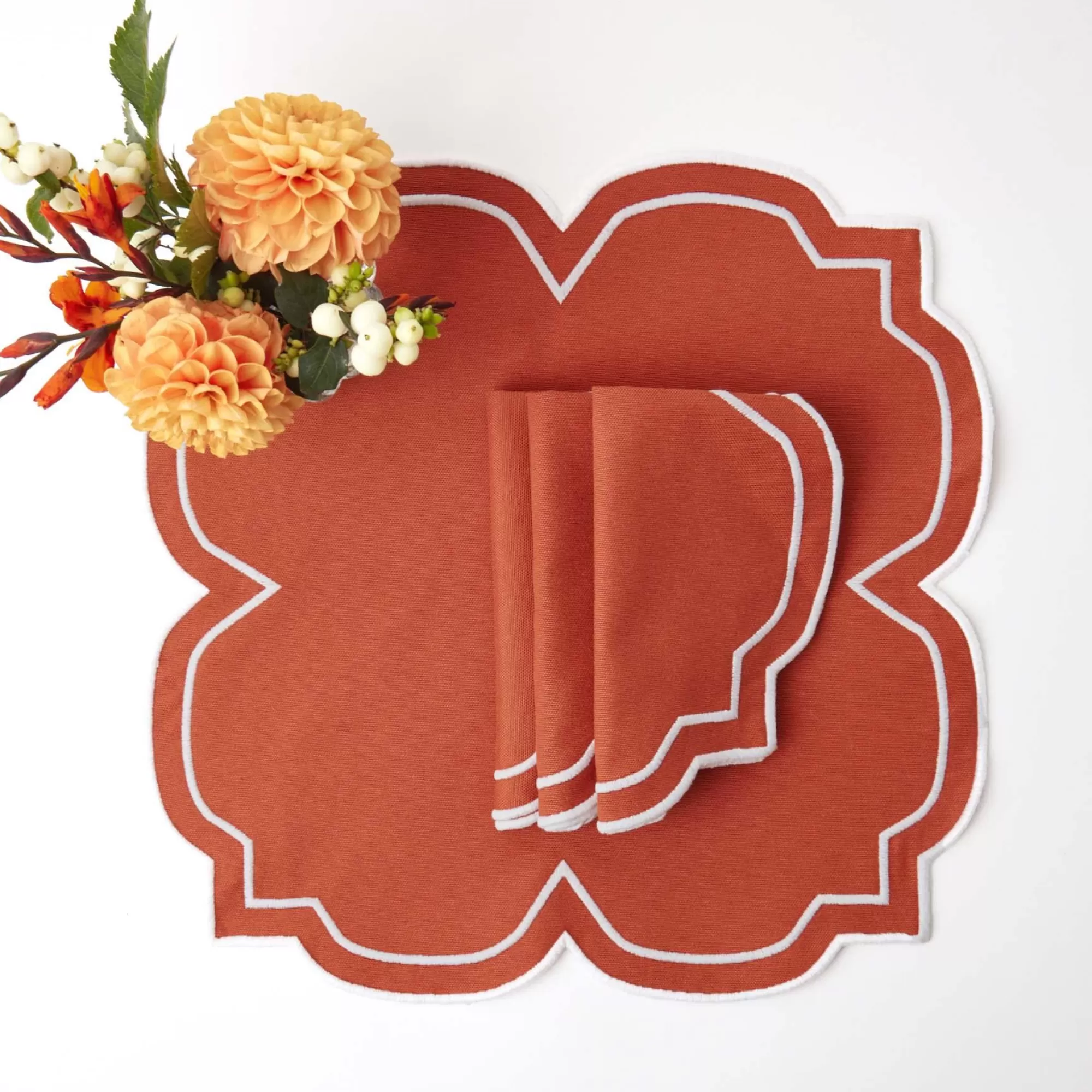 Flash Sale Burnt Orange Napkins (Set Of 4) Napkins