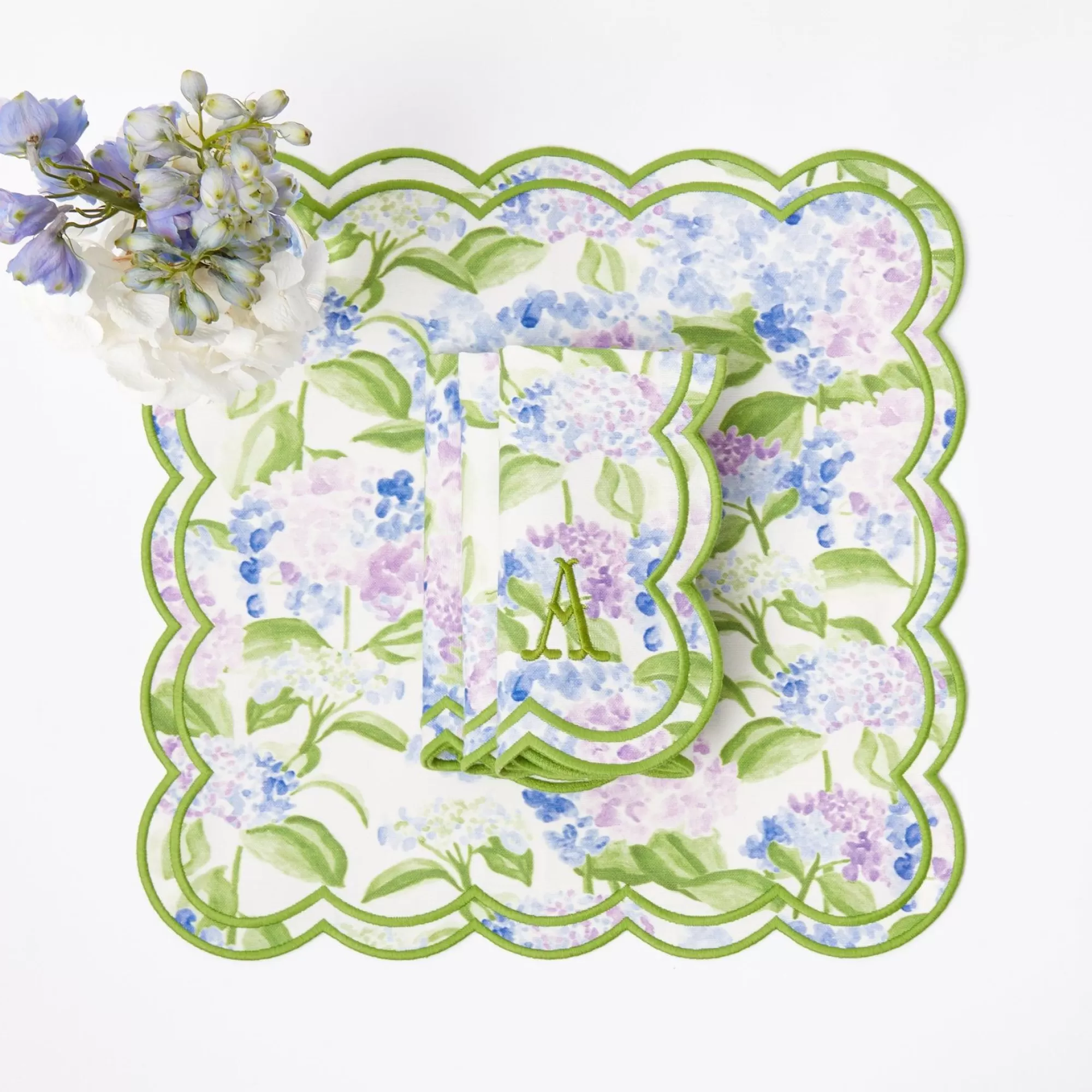 Store Camilla Hydrangea Napkins (Set Of 4) Napkins