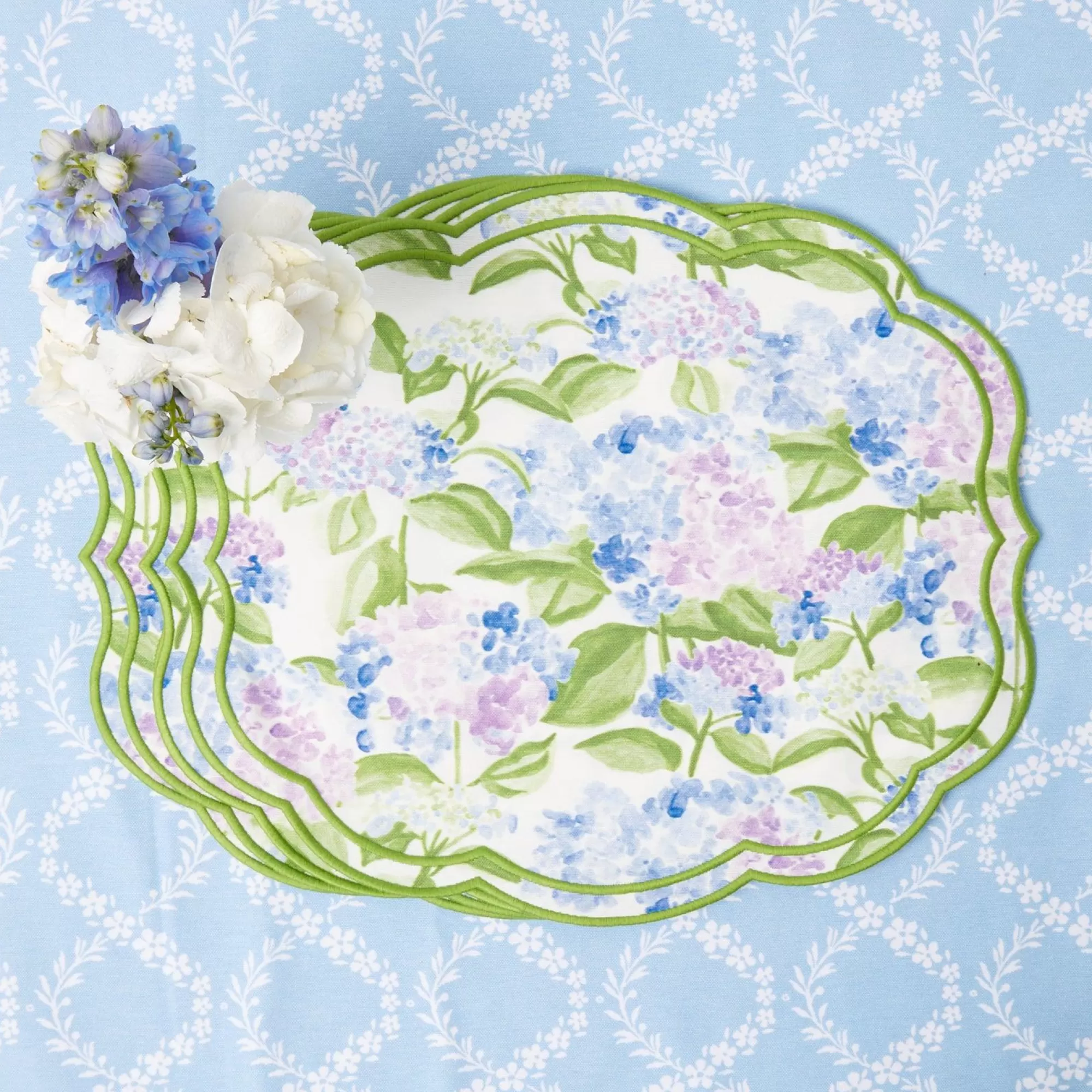 Store Camilla Hydrangea Placemats (Set Of 4) Placemats