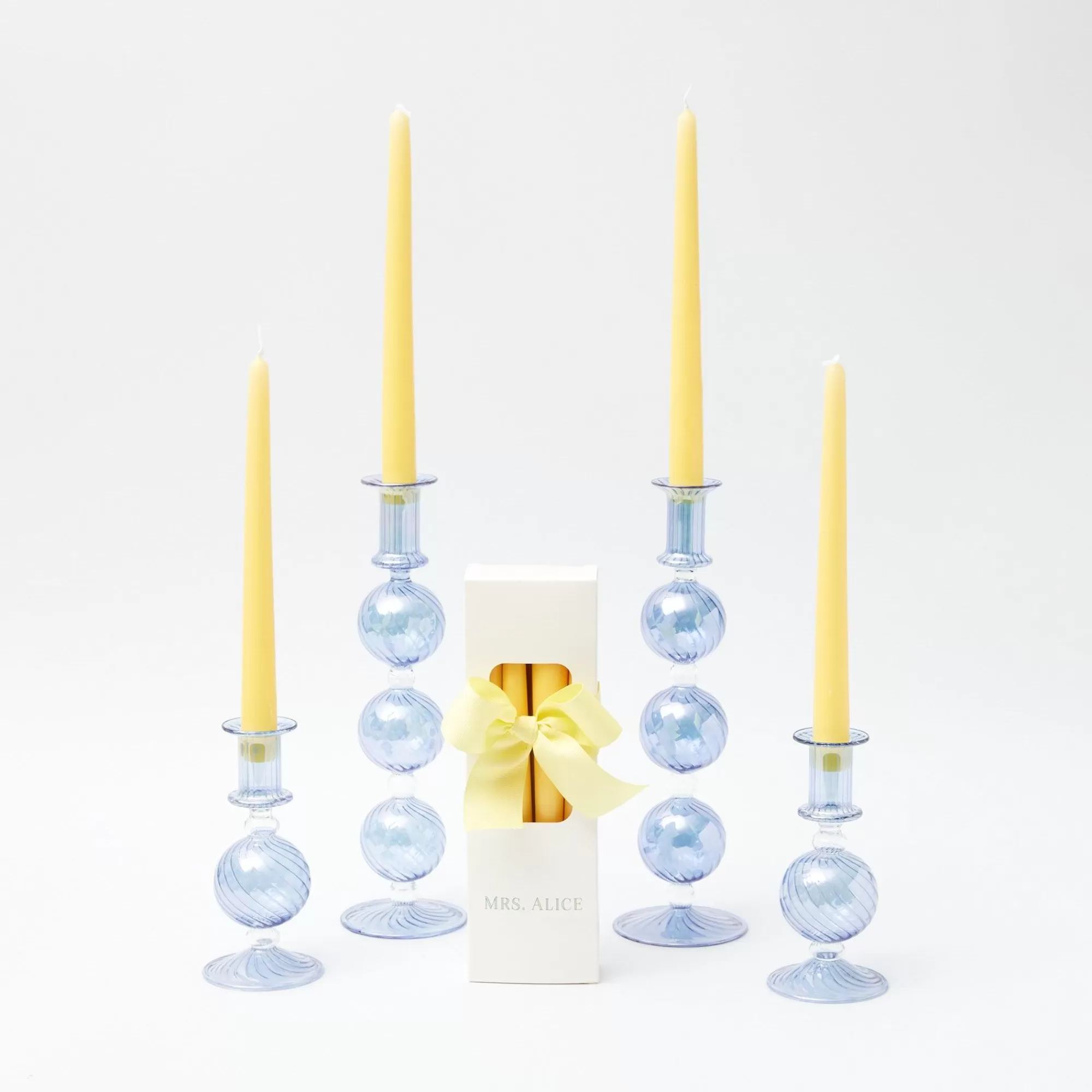 Hot Camille Azure Candle Set (Yellow) Candlescapes