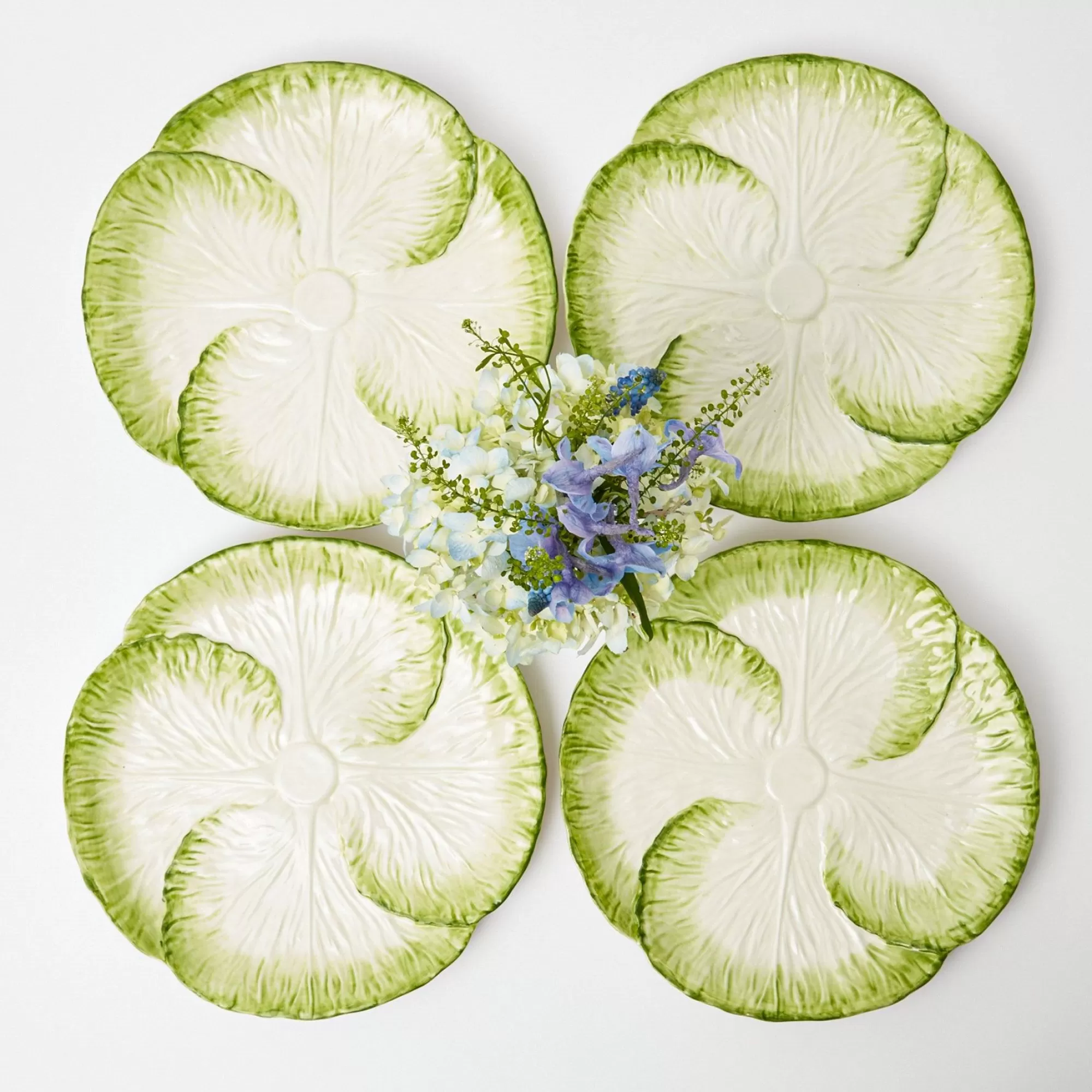 Store Capri Lettuce Dinner Plate (Set Of 4) Crockery Sets