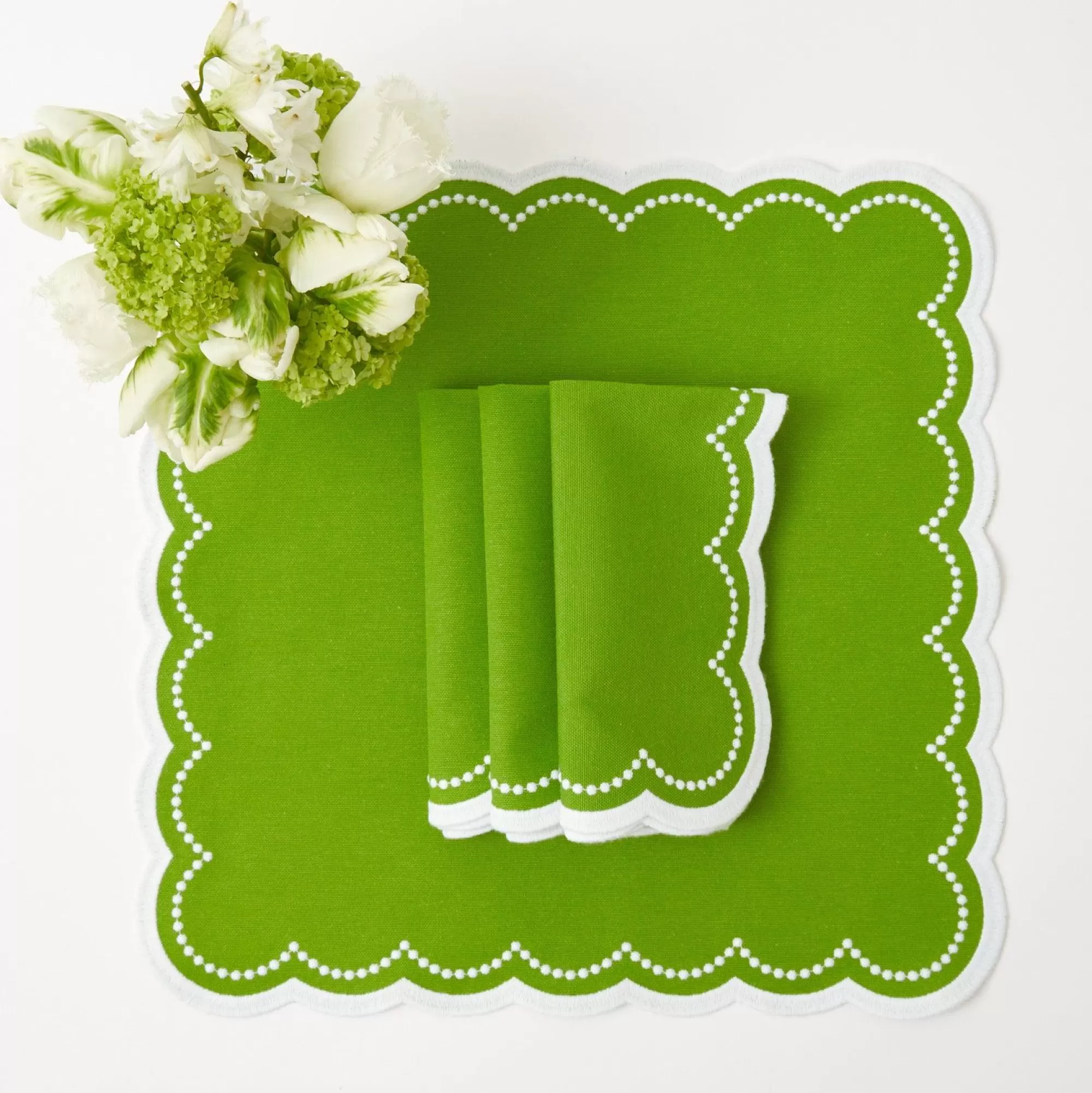 Cheap Cecily Green Napkins (Set Of 4) Napkins