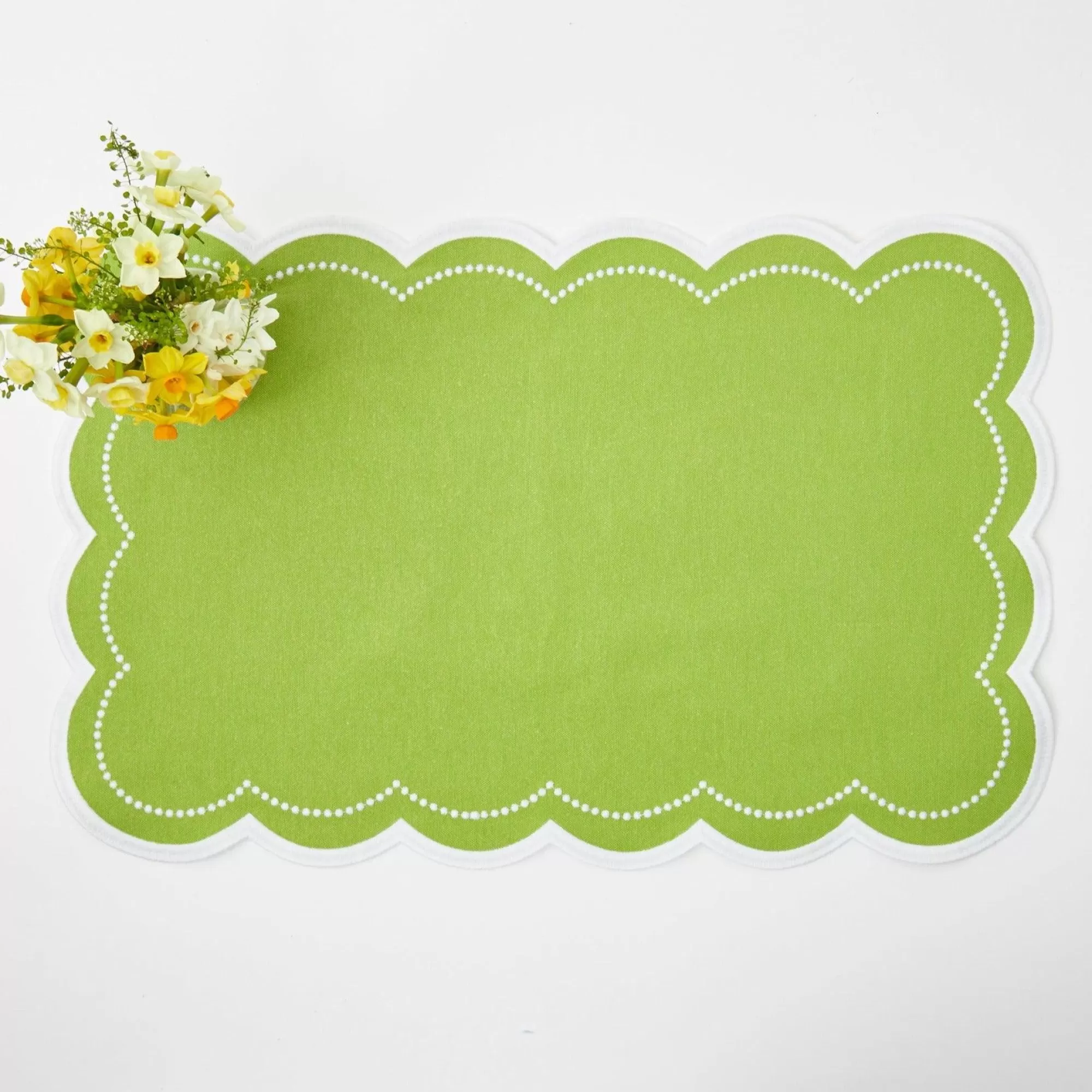 Sale Cecily Green Tray Liner Placemats