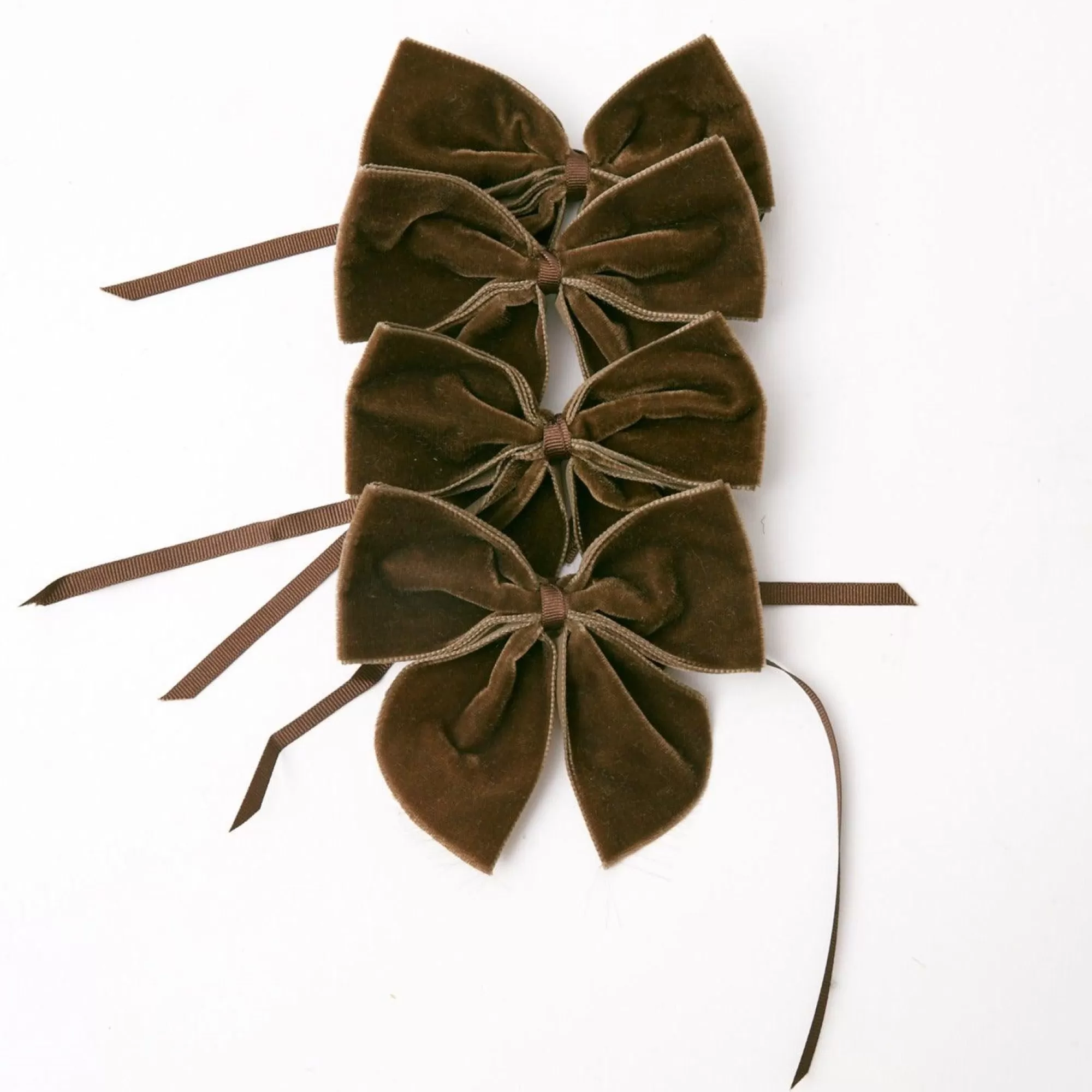 Fashion Chocolate Brown Napkin Bows (Set Of 4) Napkin Rings, Bows & Wreaths