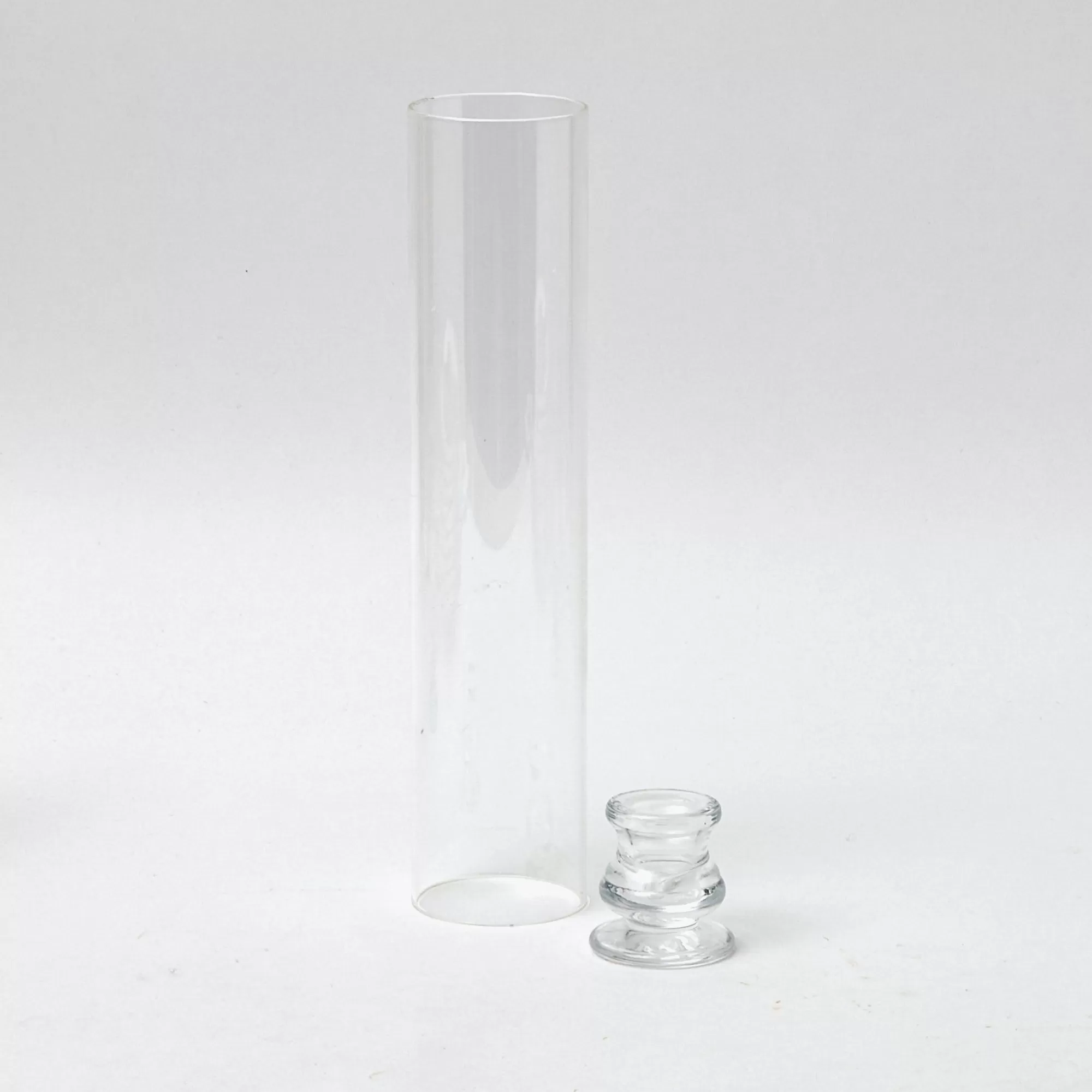 Shop Claudia Glass Hurricane Candle Holder (Pair) Candle Holders