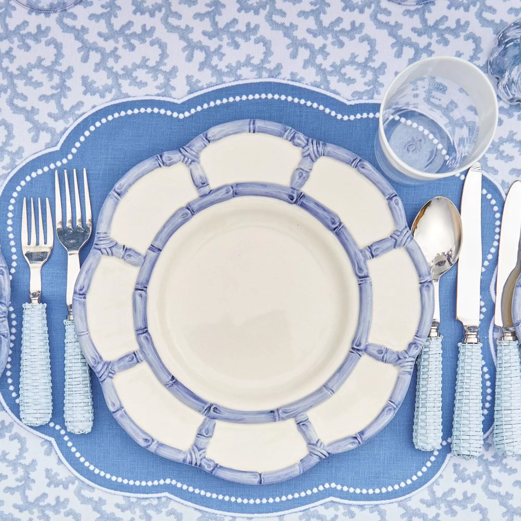 Discount Eloise Blue Placemats (Set Of 4) Placemats