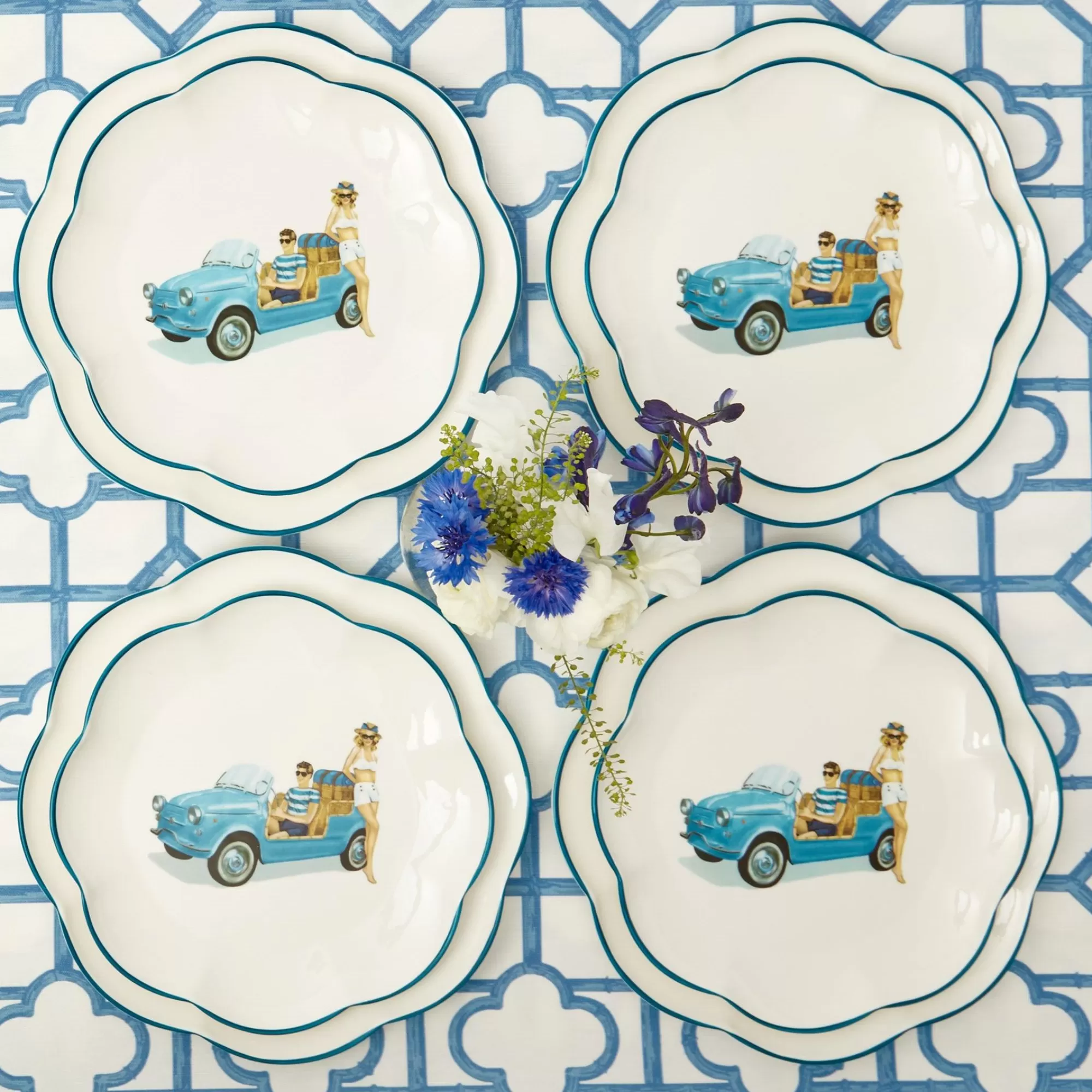 Cheap Fiat Jolly Dinner & Starter Plates (Set Of 8) Dinner Plates