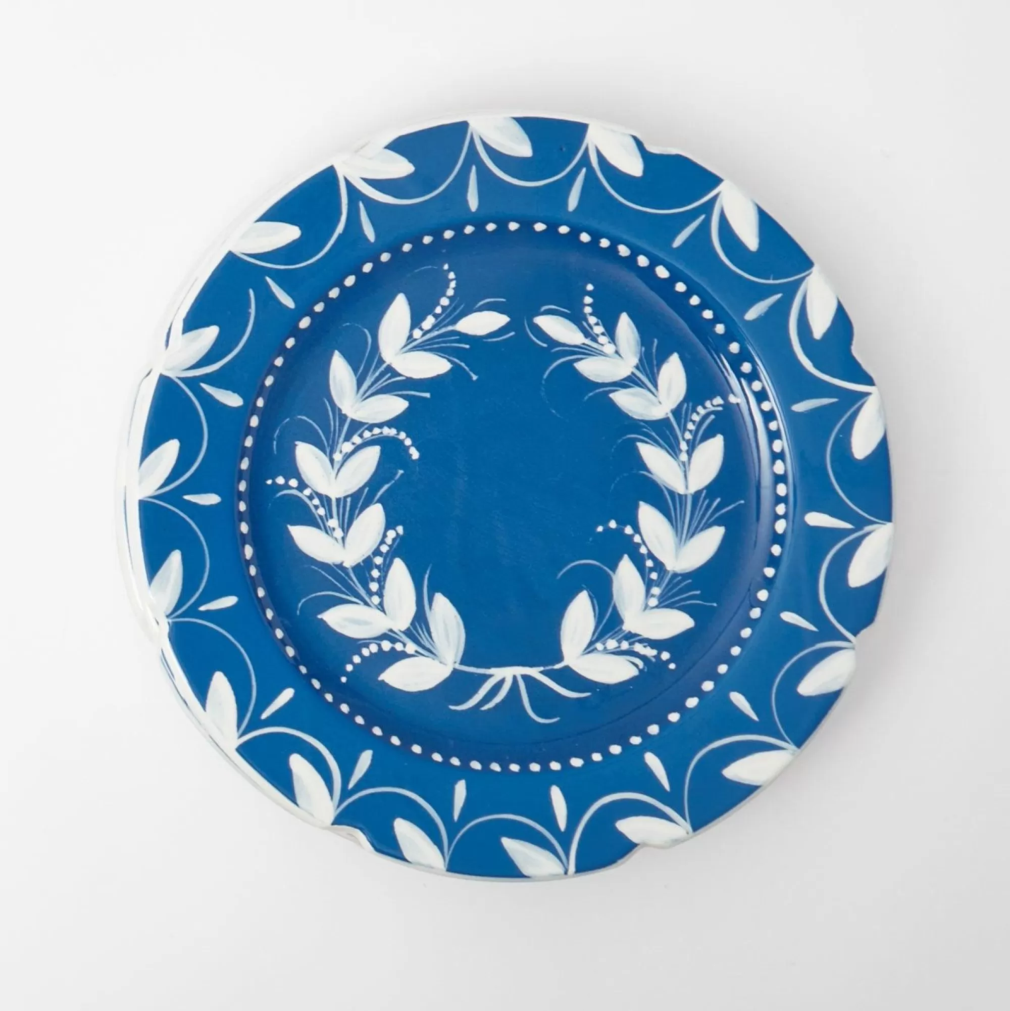 Store French Blue Garland Dinner Plate Dinner Plates