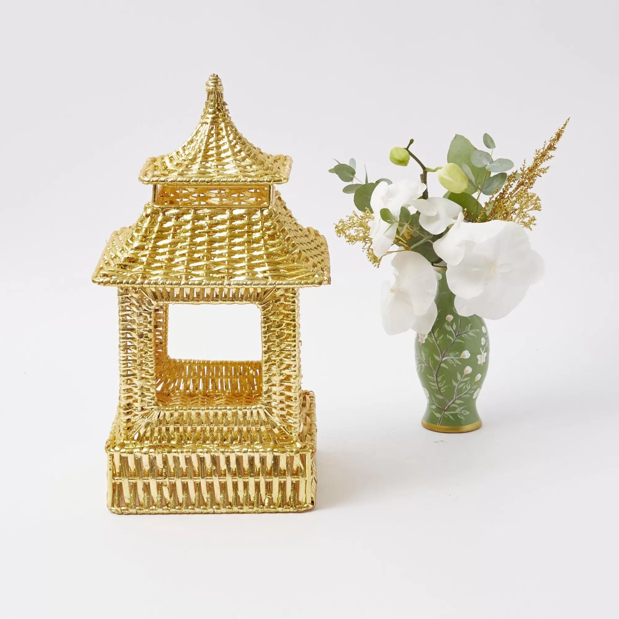 Cheap Gold Rattan Pagoda Lantern Pagodas & Lanterns