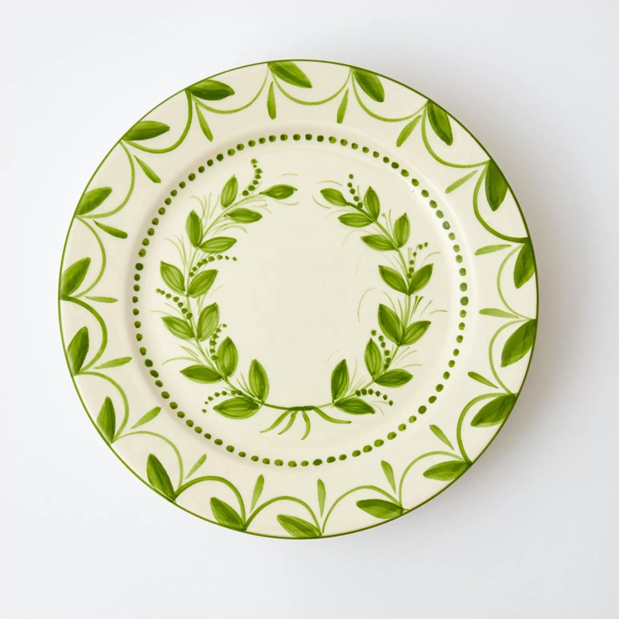 Hot Green Garland Dinner Plate Dinner Plates