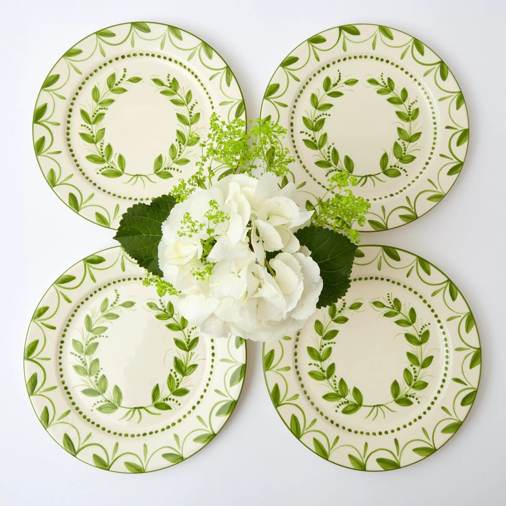 Flash Sale Green Garland Dinner Plates (Set Of 4) Dinner Plates