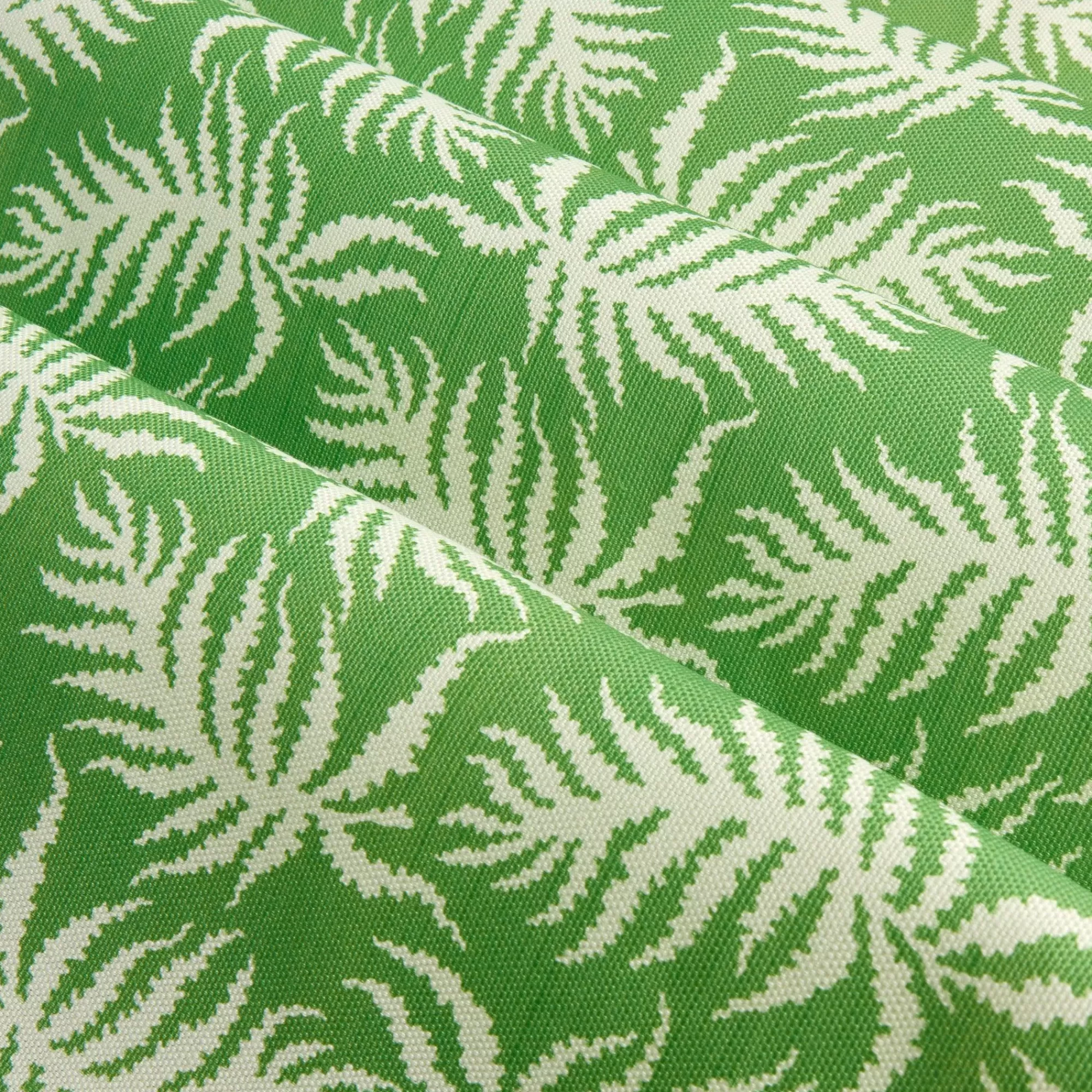 Best Green Trailing Ferns Fabric Serena Fresson Fabrics