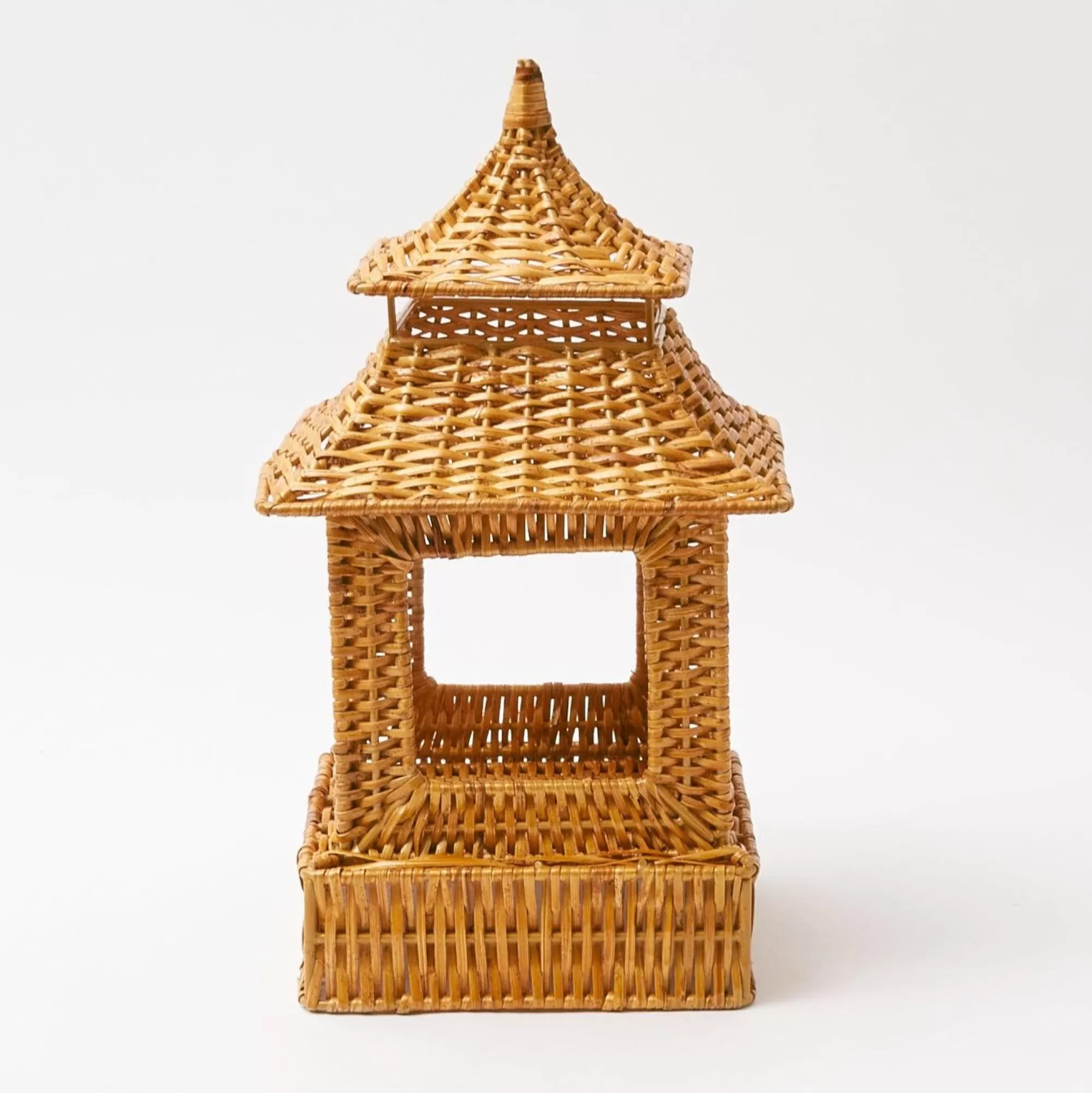 Outlet Honey Rattan Pagoda Lantern Pagodas & Lanterns