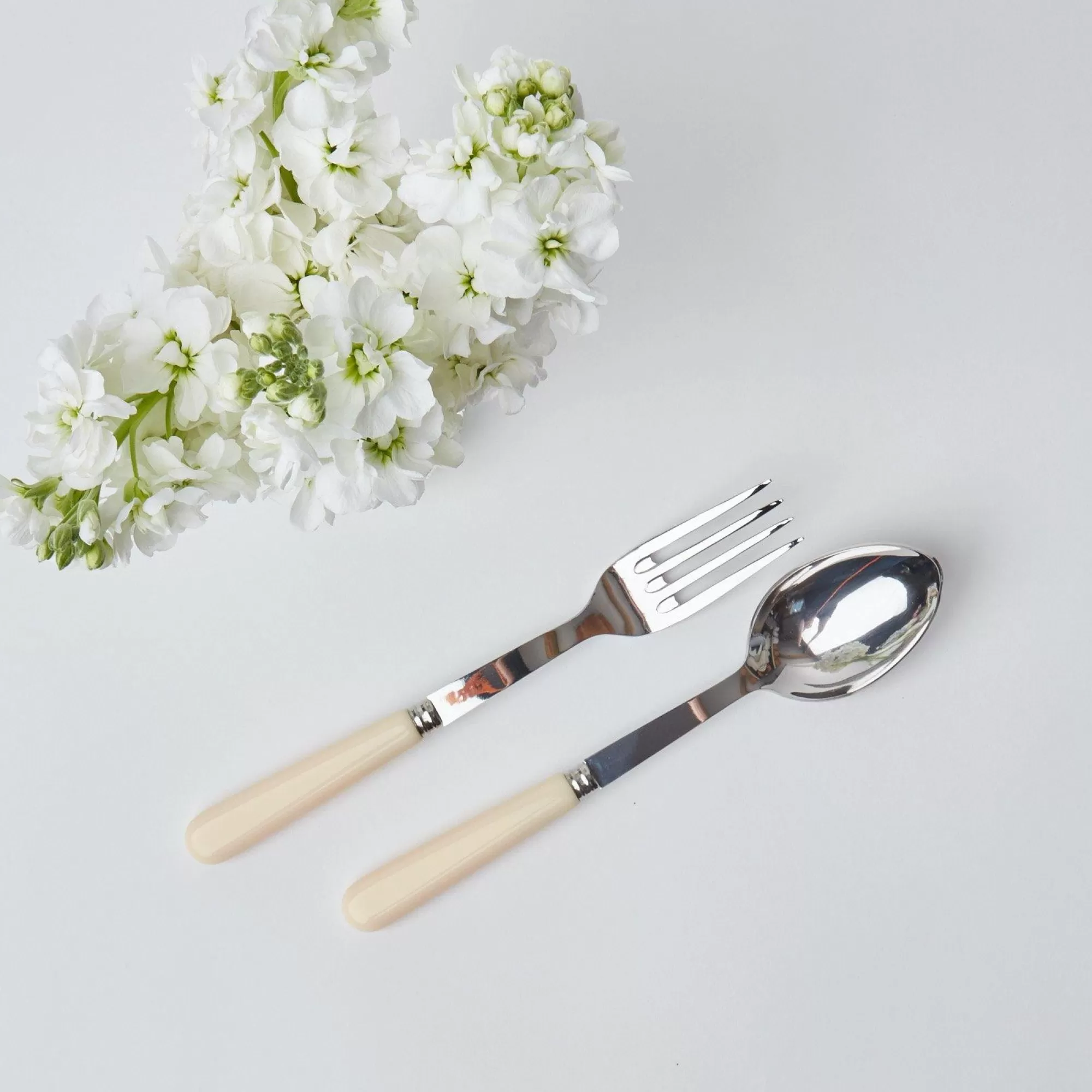 Best Ivory Serving Set Serving Cutlery