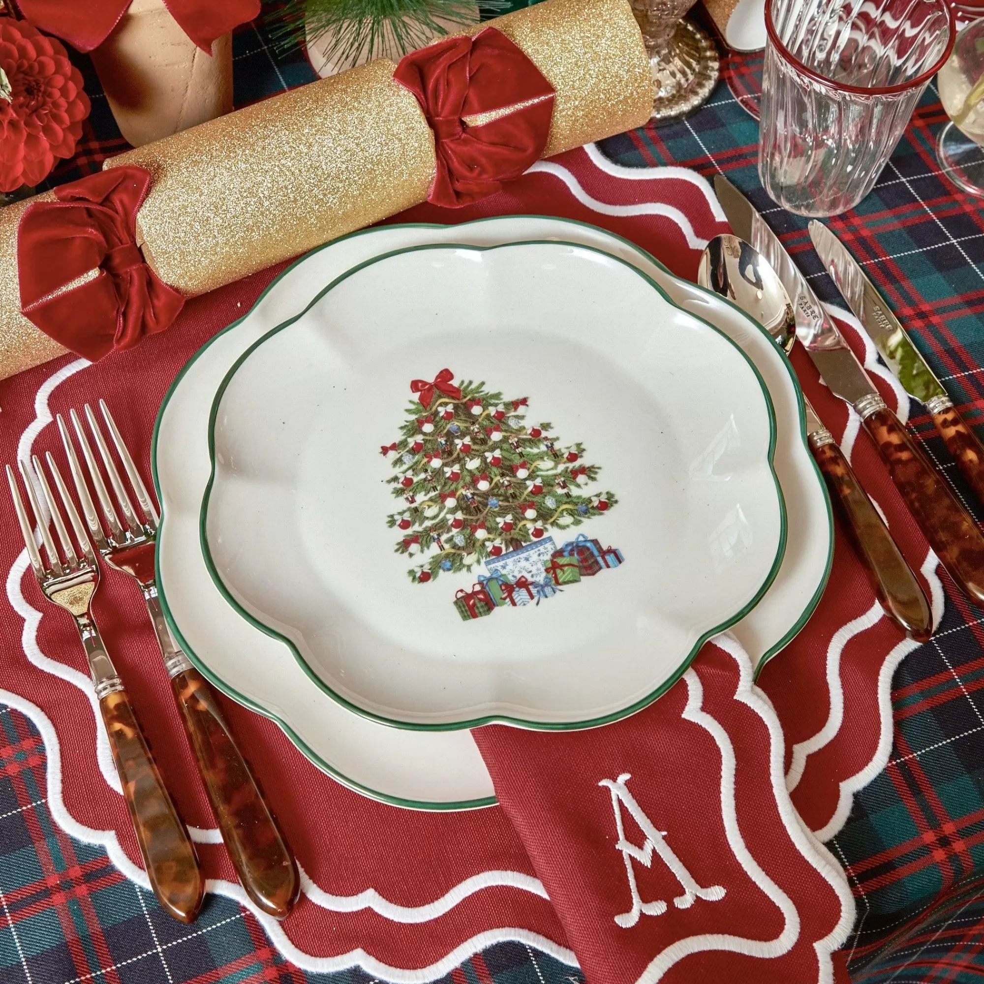 Clearance Katherine Berry Red Placemats (Set Of 4) Placemats