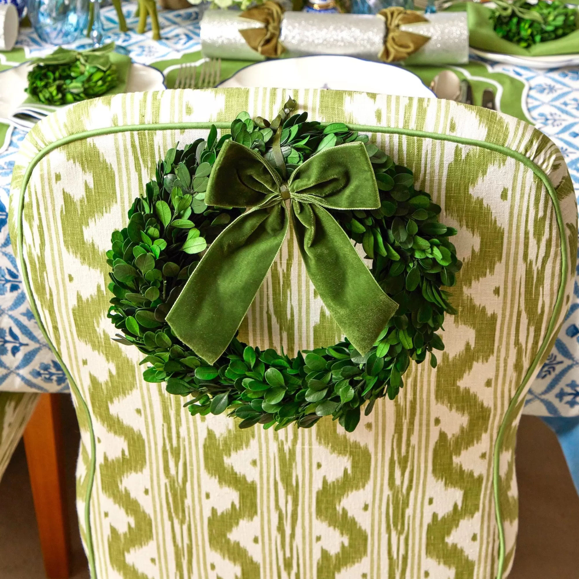 Shop Large Forest Green Velvet Bow Napkin Rings, Bows & Wreaths