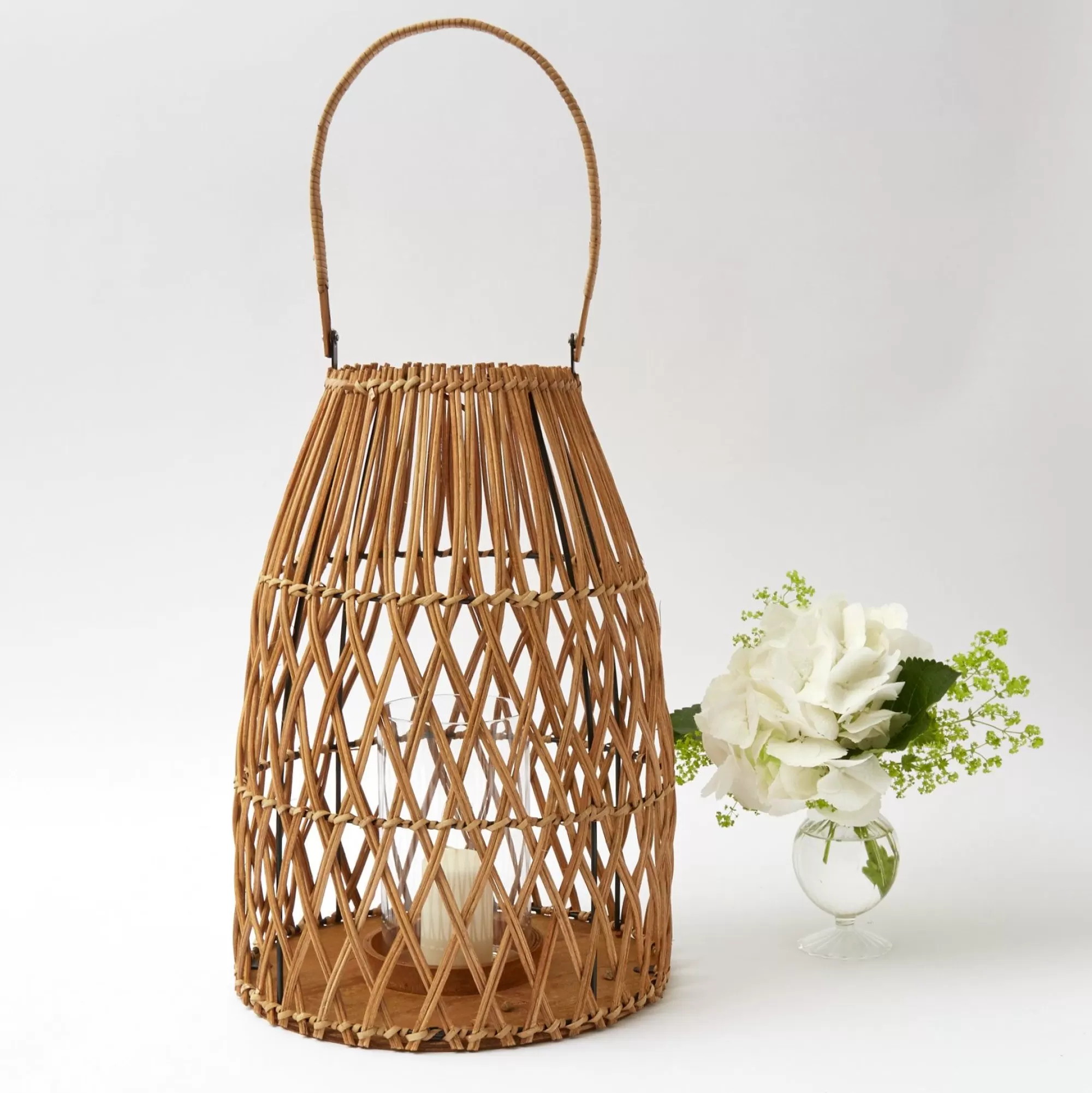 Cheap Large Rattan Lantern Candle Holders