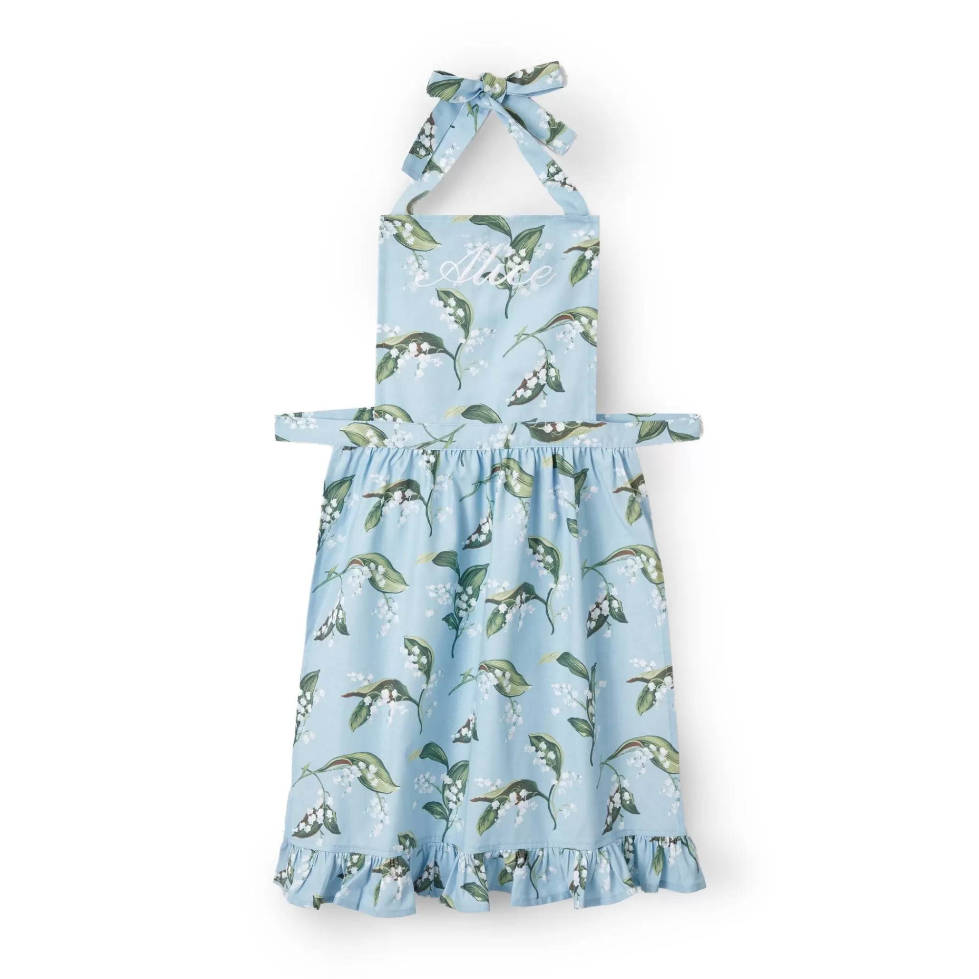 Flash Sale Lily Of The Valley Frilled Apron Aprons & Robes