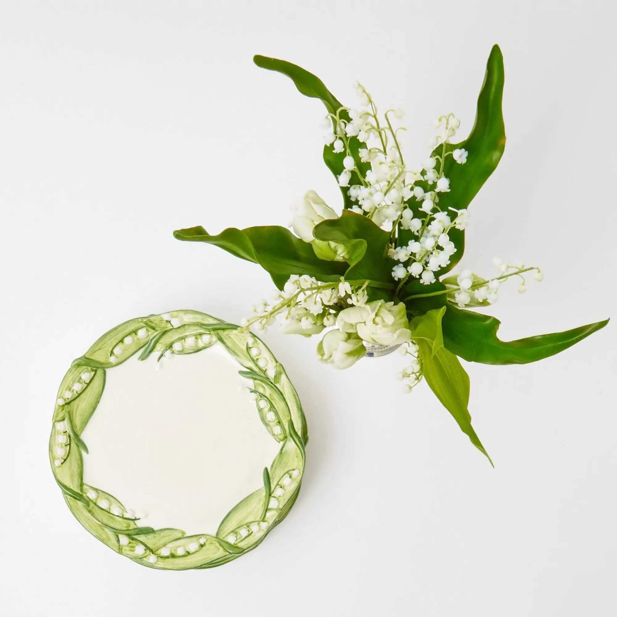 Fashion Lily Of The Valley Starter Plate Starter Plates