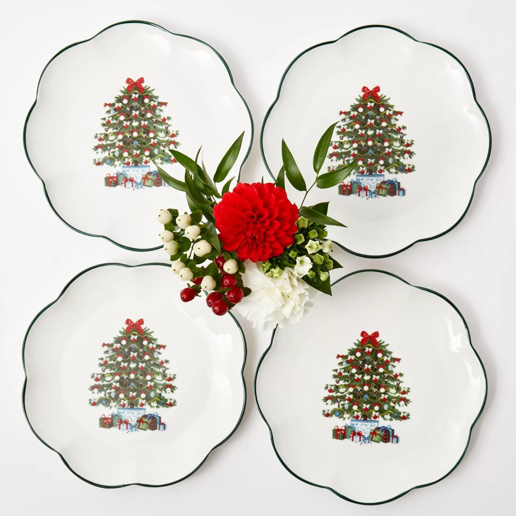 New Christmas Tree Dinner Plate (Set Of 4) Dinner Plates