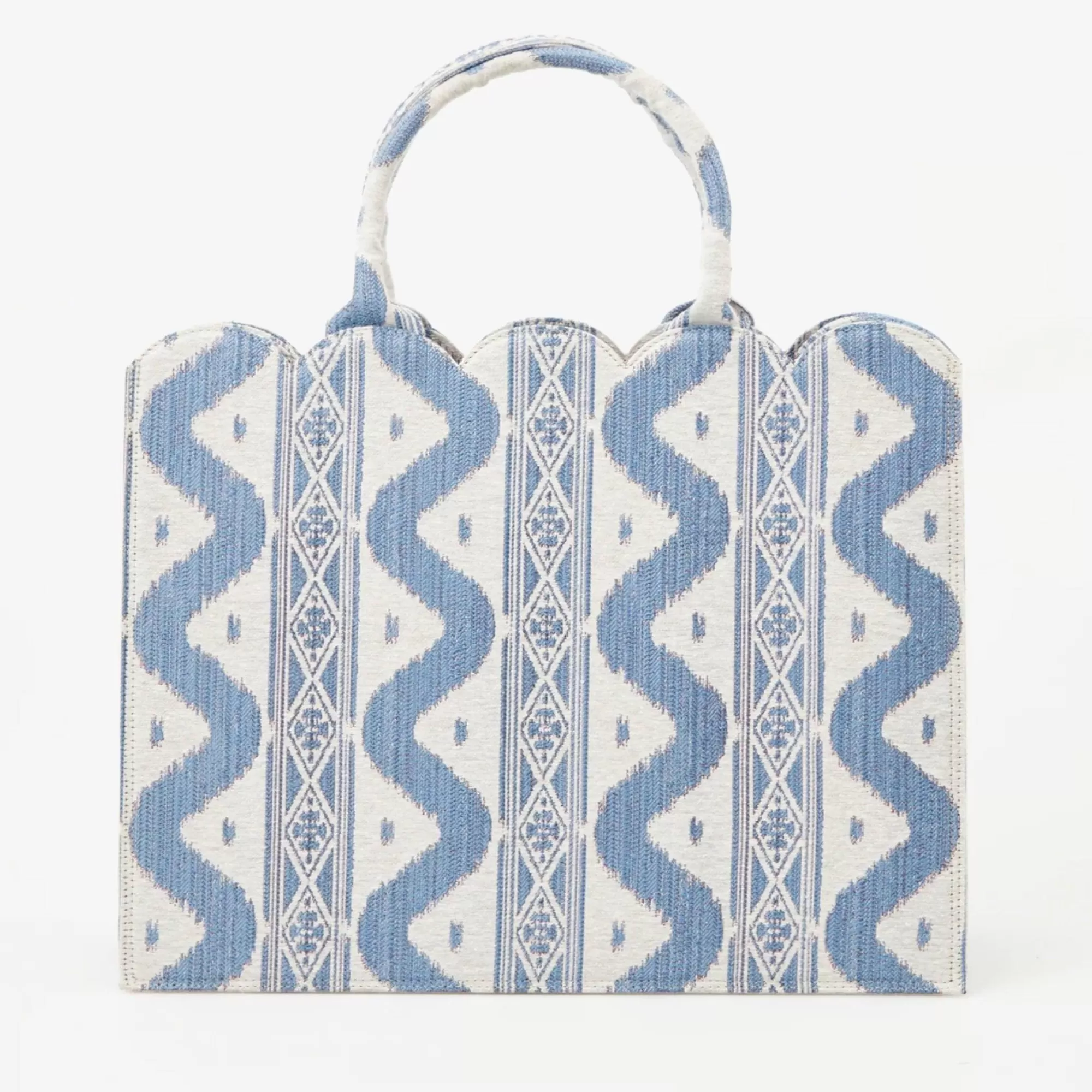 Best Tote Bag (Blue Ikat) Women Mrs. Alice Tote Bags