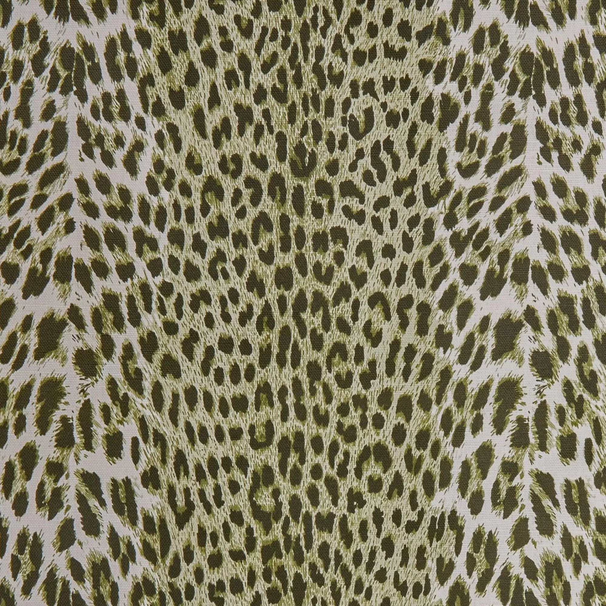 Cheap Olive Green Leopard Fabric Serena Fresson Fabrics