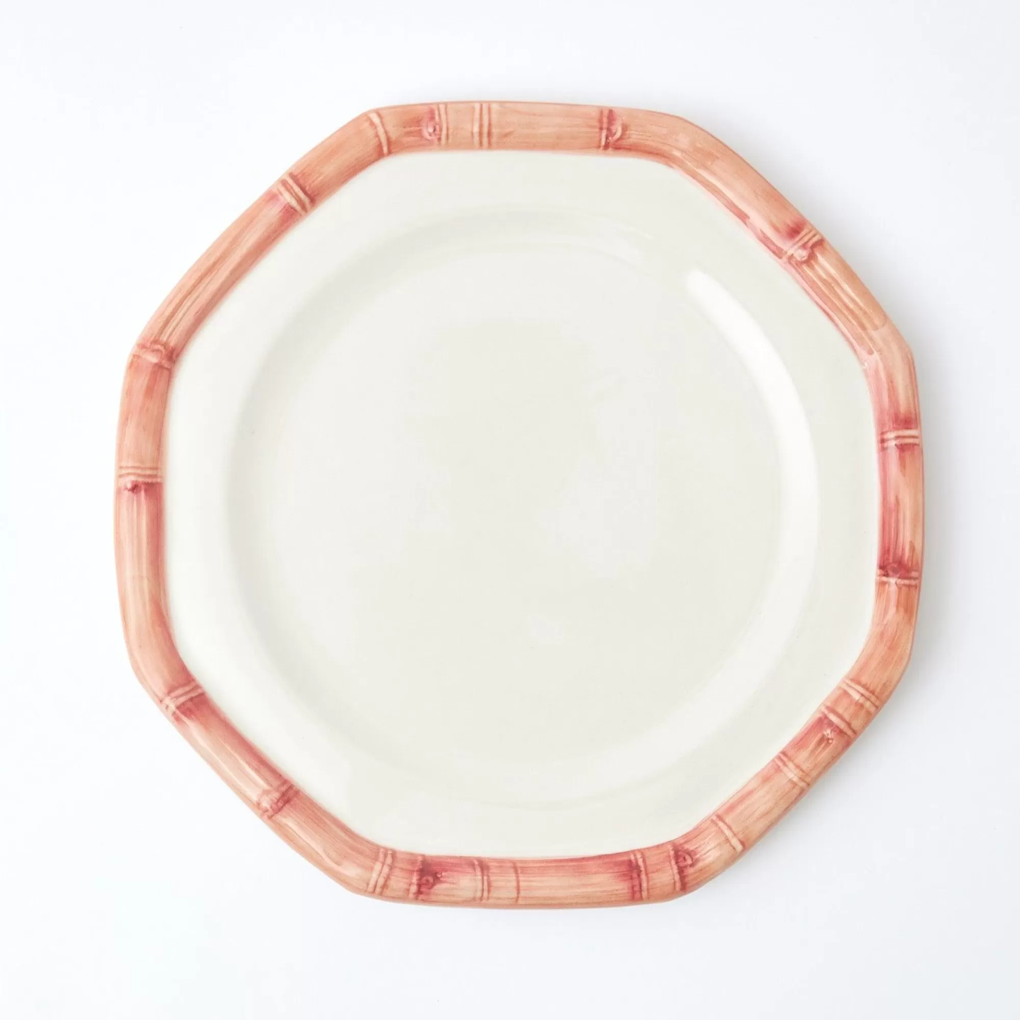 Cheap Pink Geometric Bamboo Dinner Plate Dinner Plates