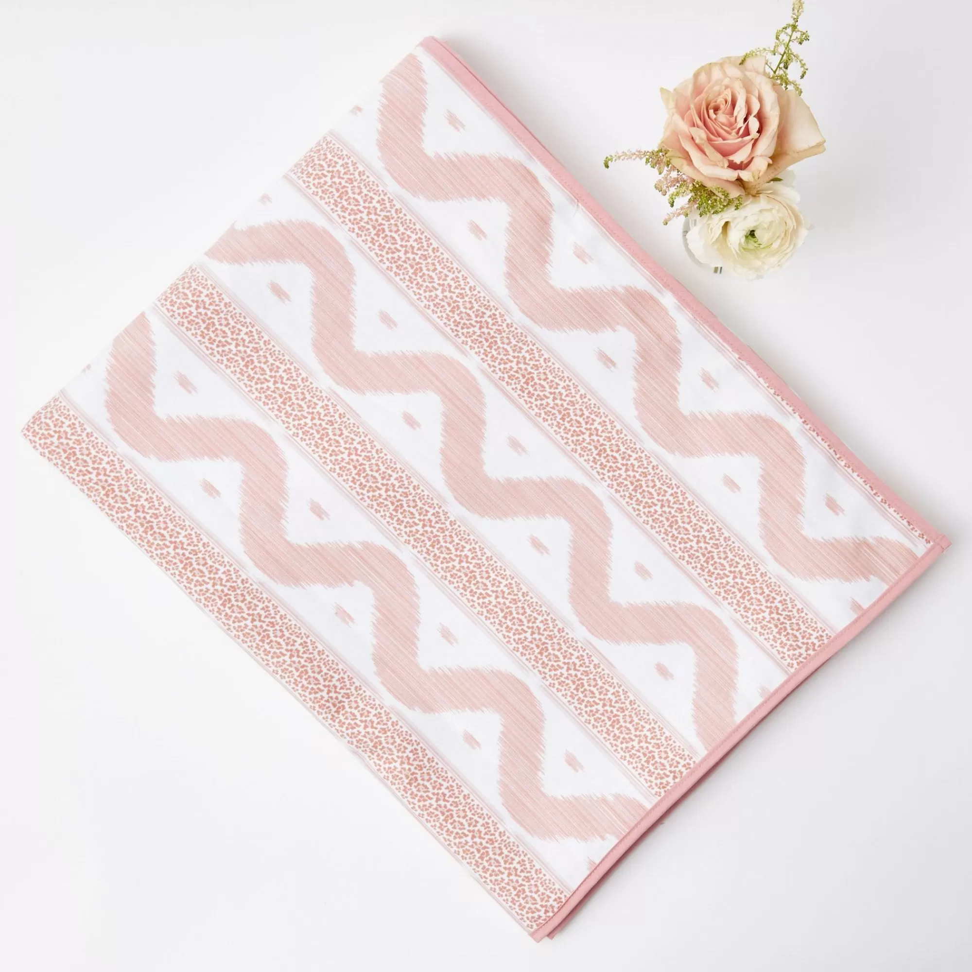 Discount Pink Leopard Ikat Tablecloth Tablecloths