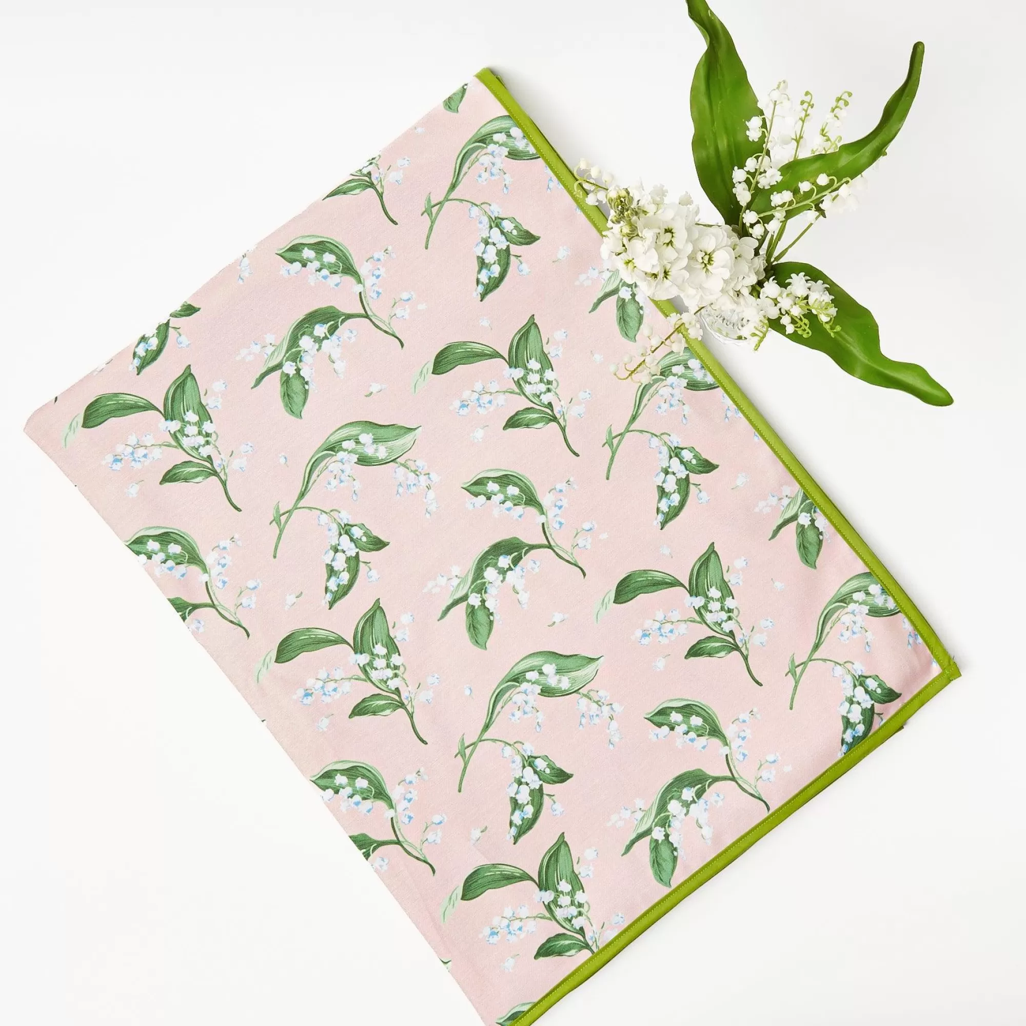 Outlet Pink Lily Of The Valley Tablecloth Tablecloths