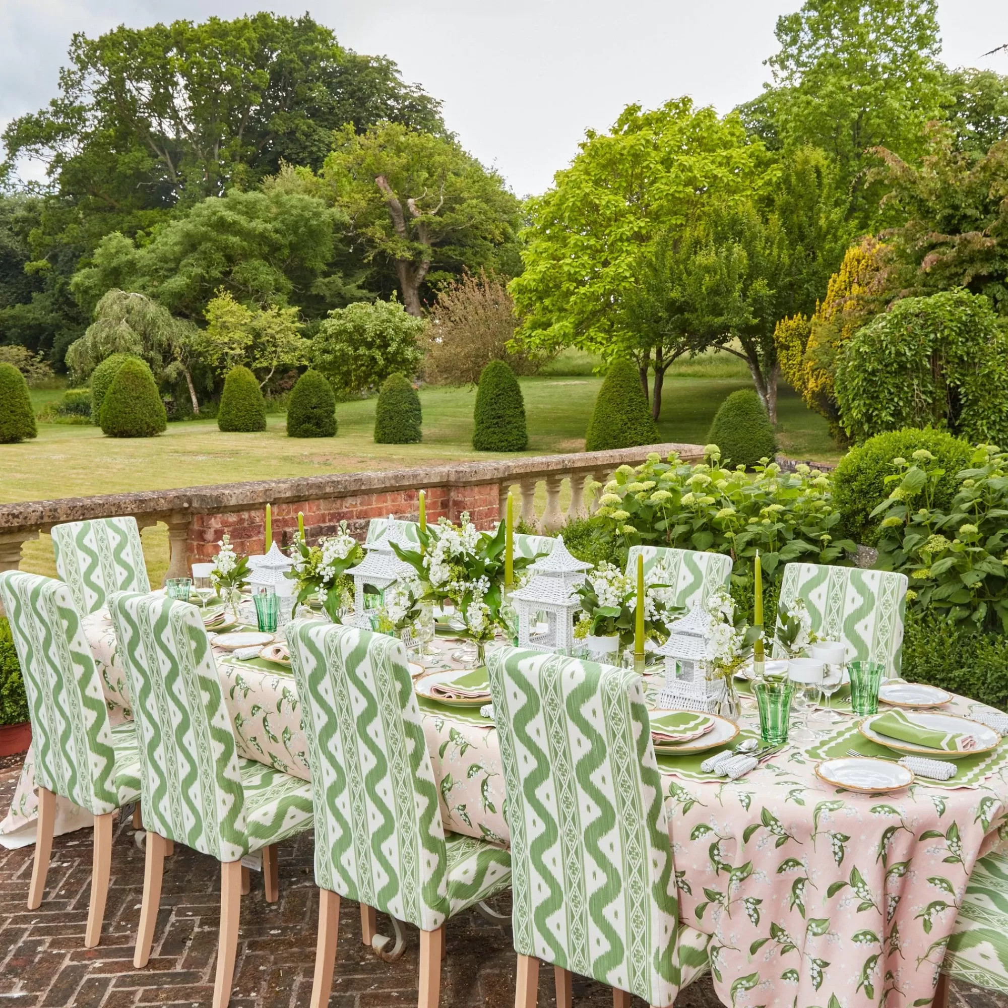 Outlet Pink Lily Of The Valley Tablecloth Tablecloths