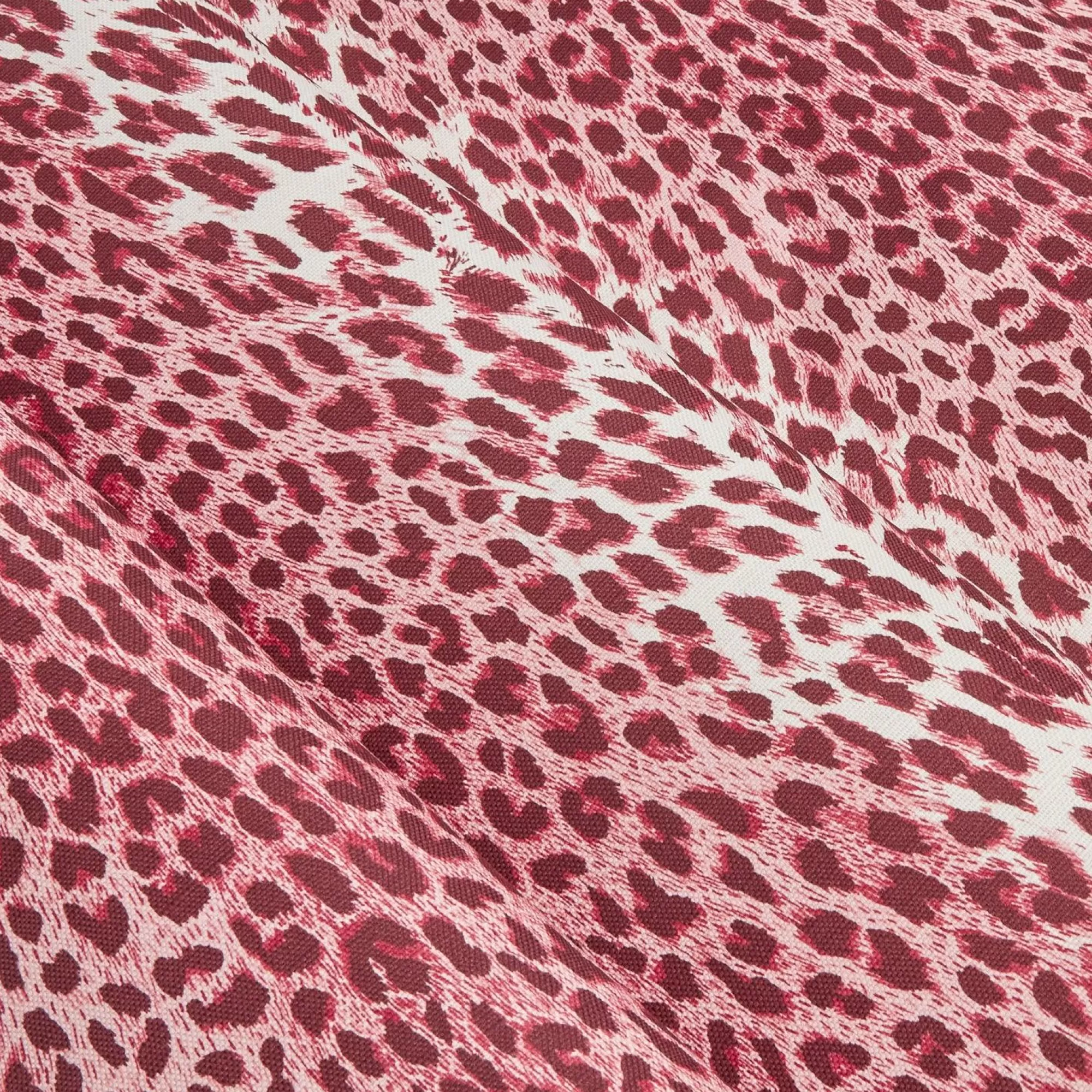 Best Sale Raspberry Pink Leopard Fabric Serena Fresson Fabrics