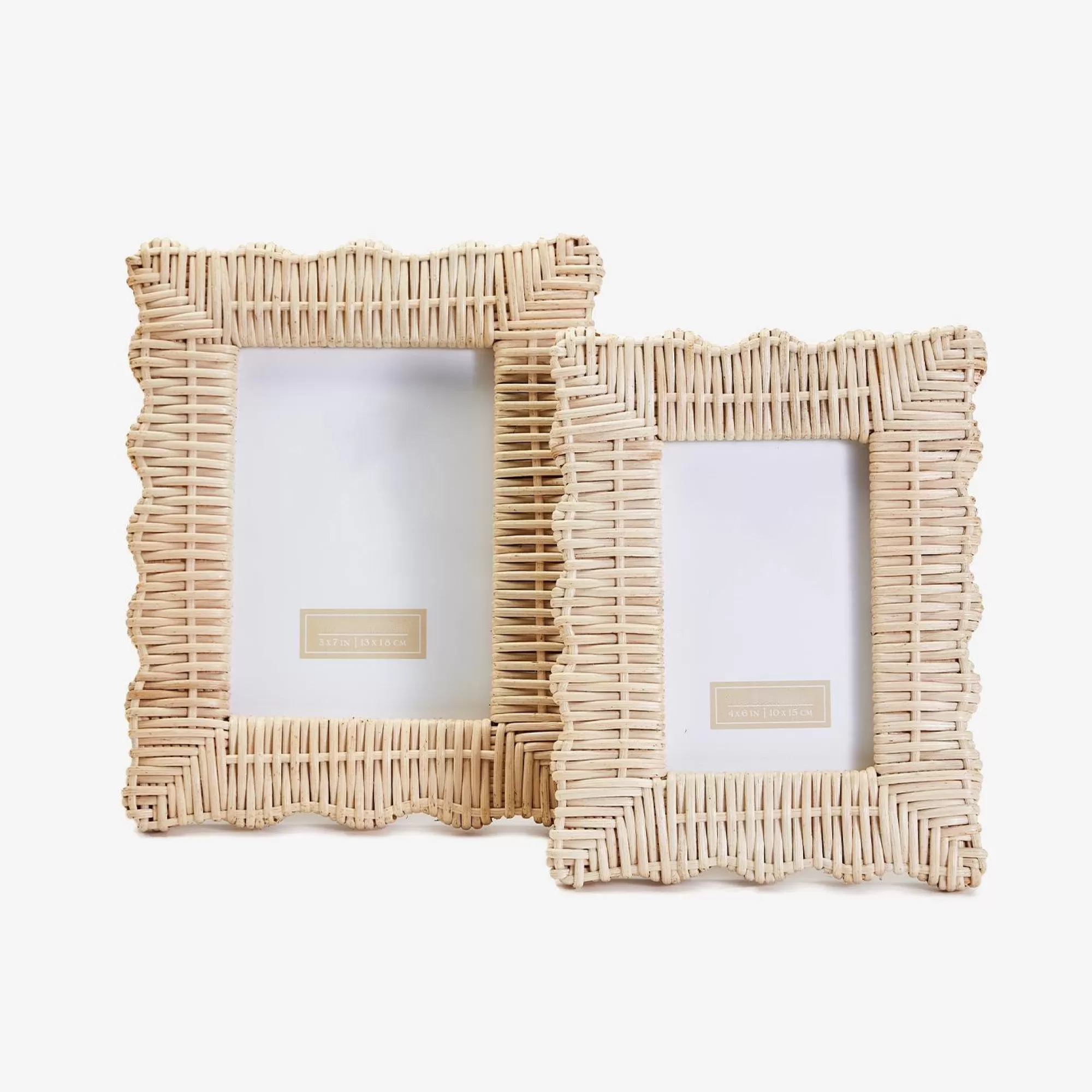 Clearance Rattan Photo Frame (Pair) Rattan Tableware