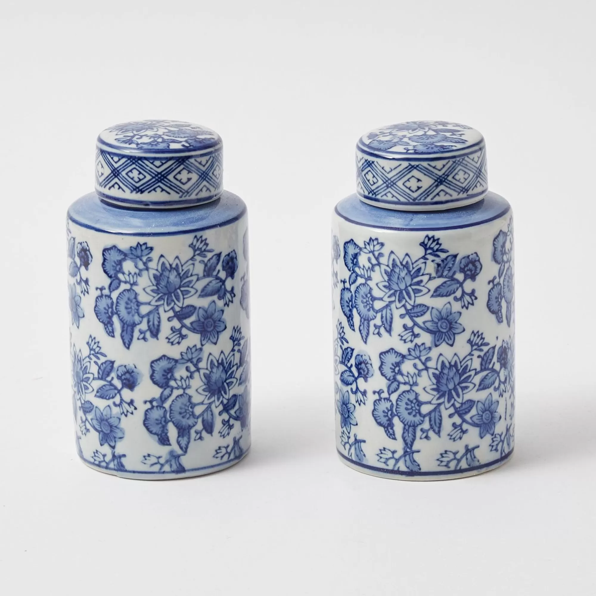 Best Sale Round Chinoiserie Ginger Jars (Pair) Vases