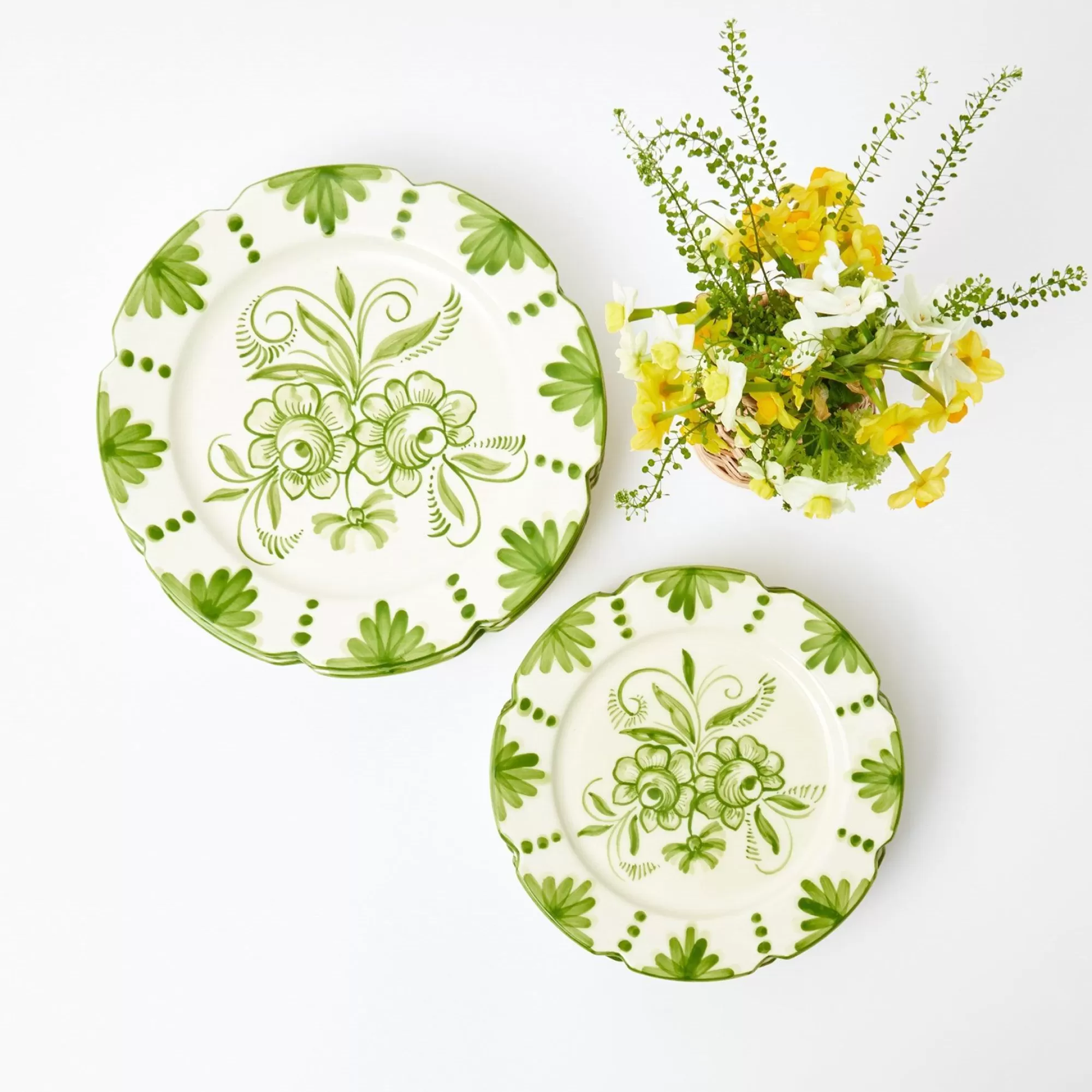 Clearance Seville Green Gardenia Starter Plate Seville Crockery