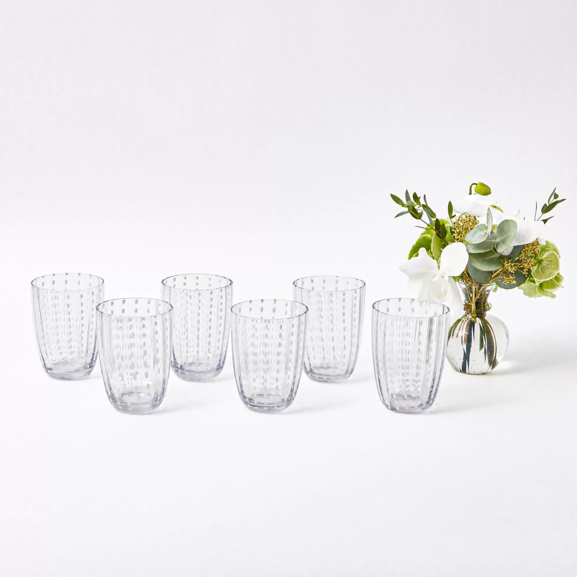 Hot Speckle Water Glasses (Set Of 6) Glasses