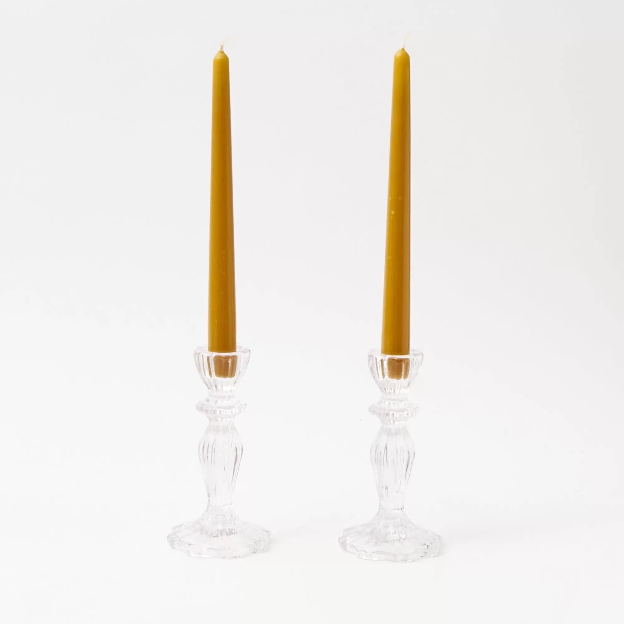 New Tall Lace Edge Candle Holders (Pair) Candle Holders