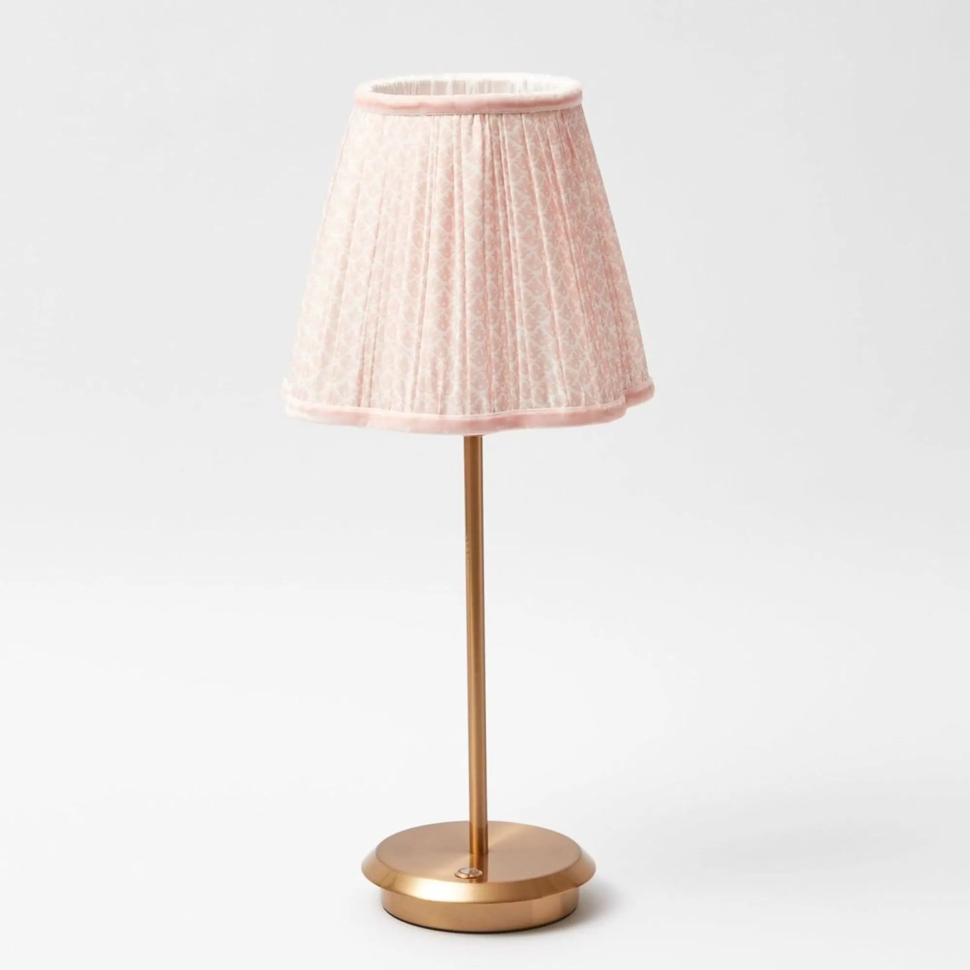 Sale Tall Rechargeable Lamp With Pink Lotus Lampshade Lamps & Lighting