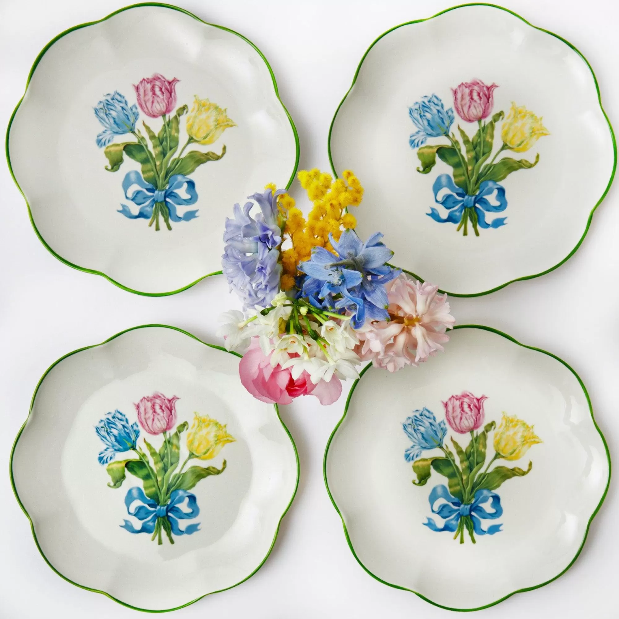 Cheap Tulip Starter Plate (Set Of 4) Crockery Sets