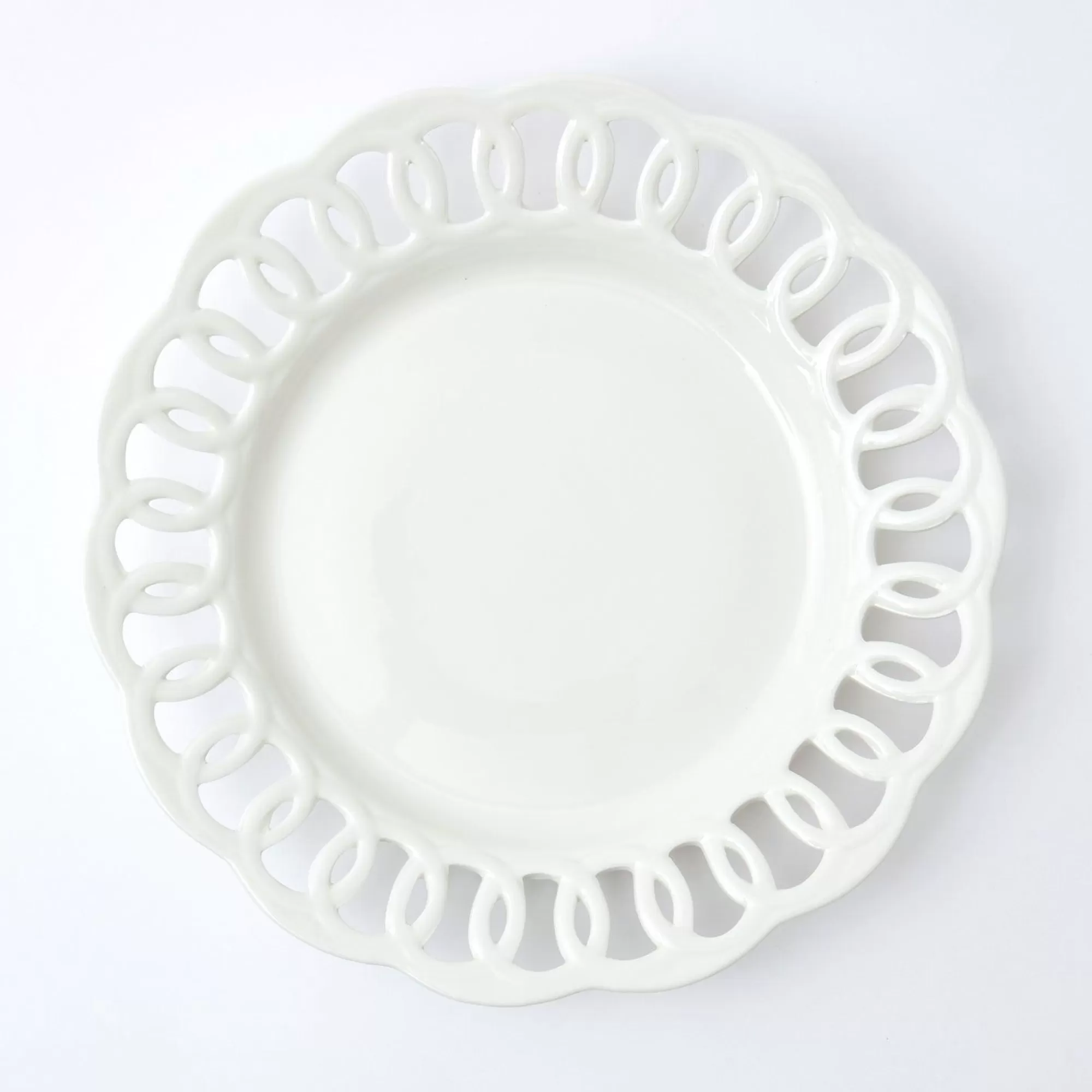 Hot White Lace Dinner Plate Dinner Plates