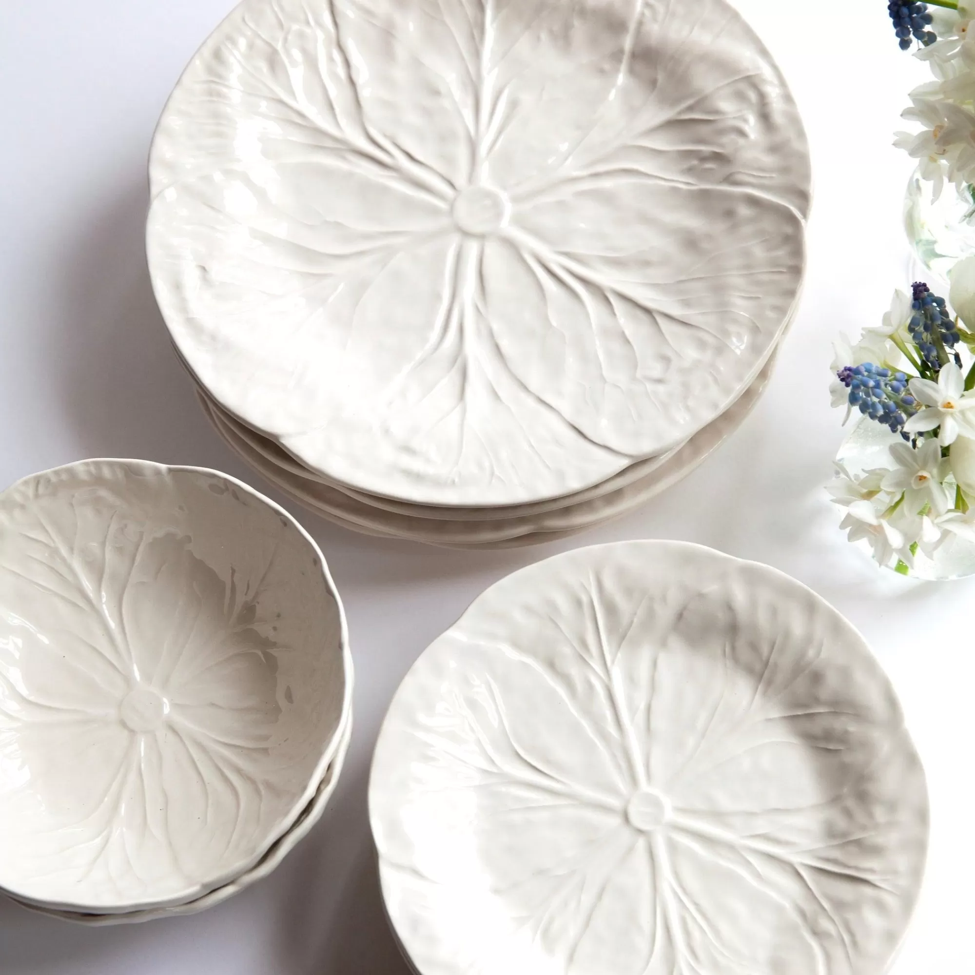 Online White Lettuce Dinner Plate Dinner Plates