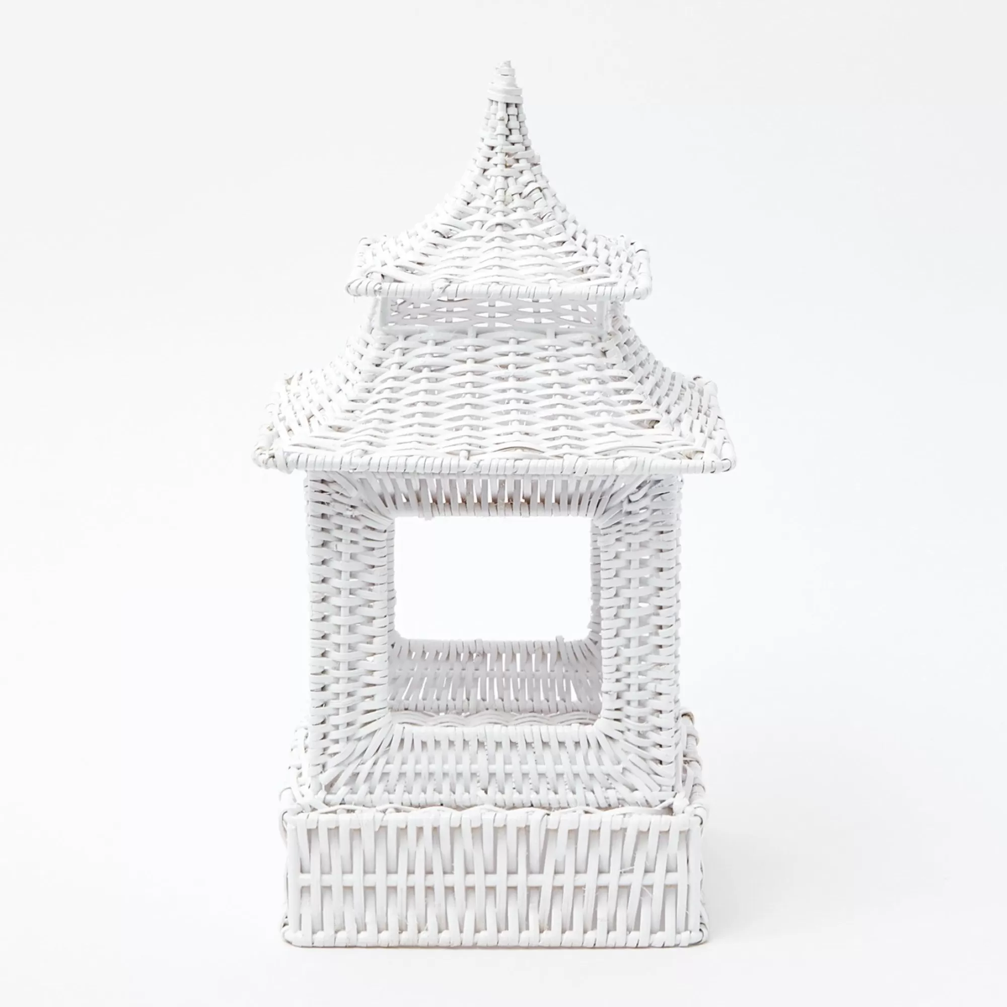 Fashion White Rattan Pagoda Lantern Pagodas & Lanterns