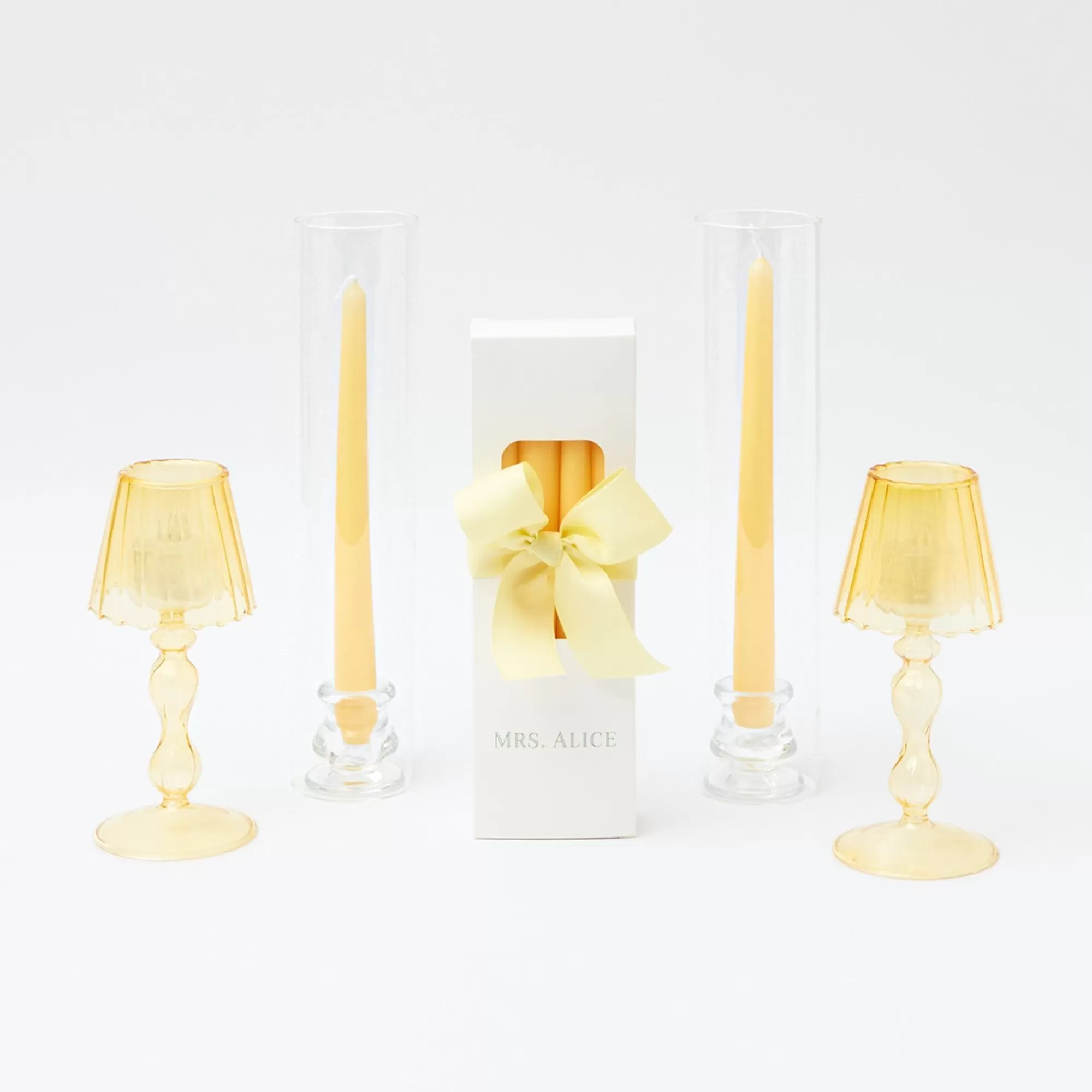 Clearance Yellow Melograno Candlescape Candle Holders