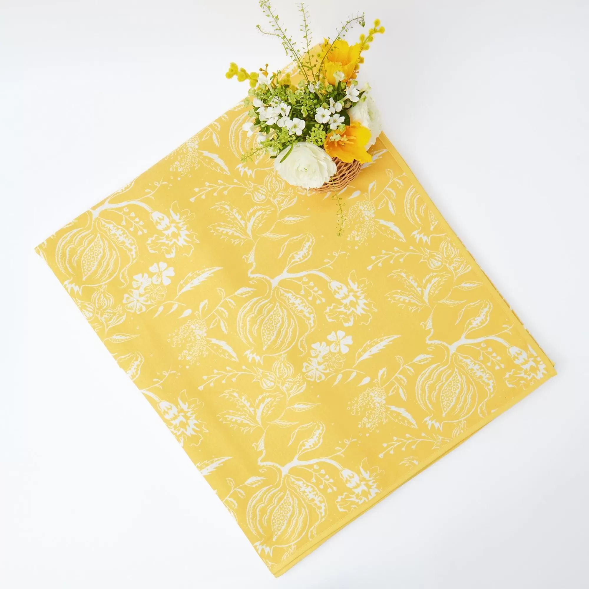 Fashion Yellow Melograno Tablecloth Tablecloths